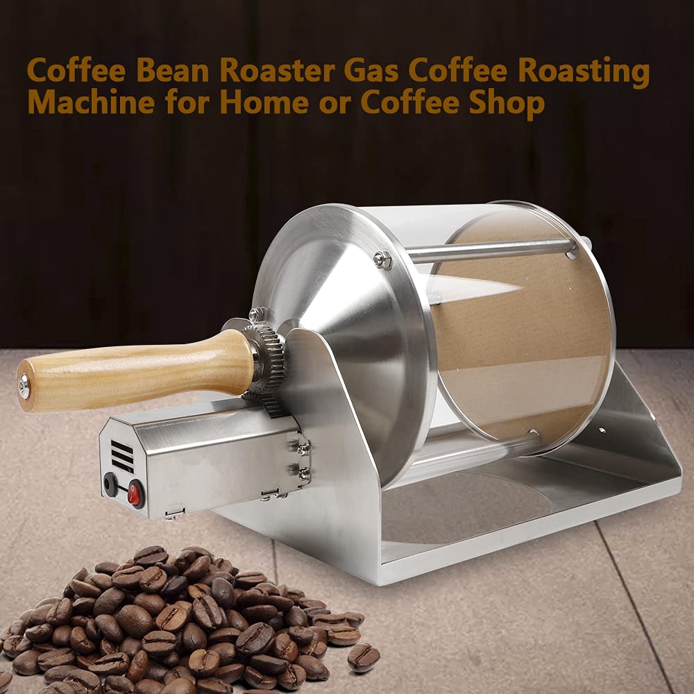 Premium Gas Coffee Roaster Machine for Home & Cafe - 13V 3A Electric Coffee Bean Roaster Baker - Perfect for Fresh Roasting Coffee Beans at Home or Small Coffee Shops