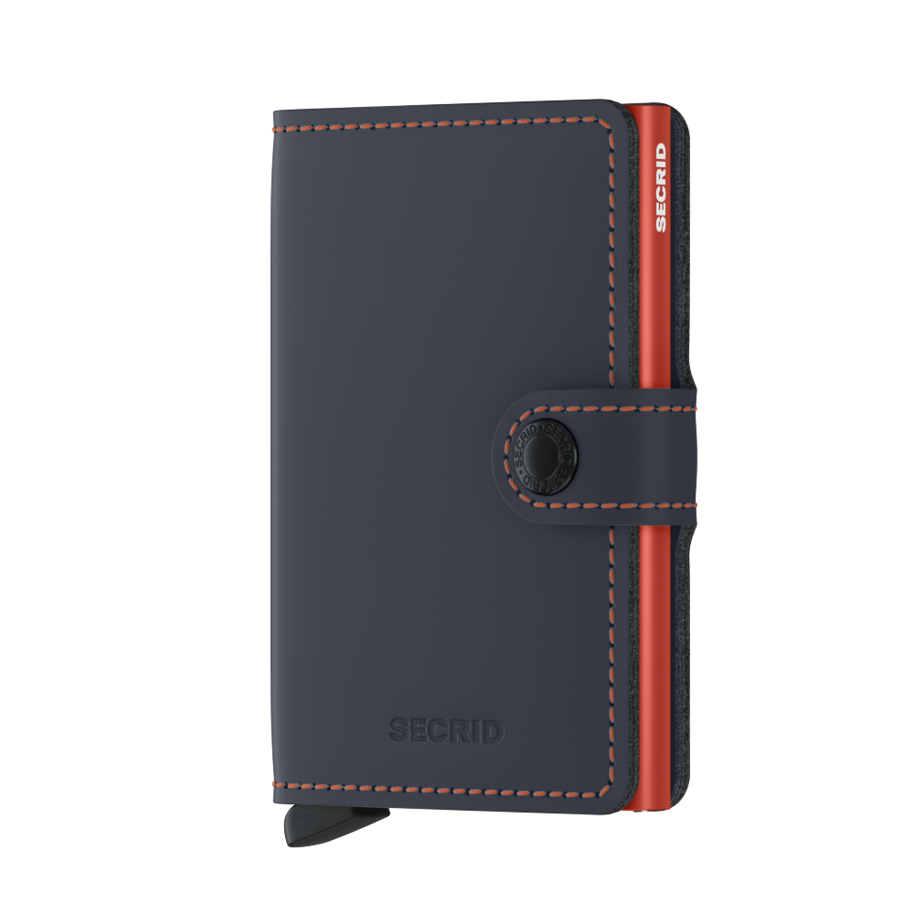 SECRID Miniwallet Matte - Slim RFID Blocking Leather Wallet for Men & Women | Perfect for Travel, Business & Everyday Use