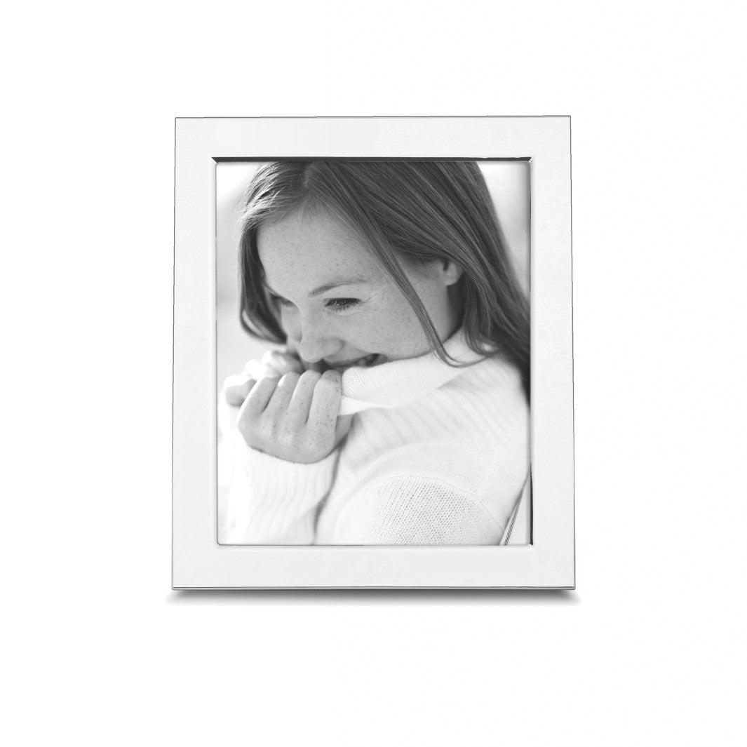 Elegant Silver Plated 8x10 Picture Frame - Perfect for Displaying Photos, Artwork & Memories in Home, Office or Gifts