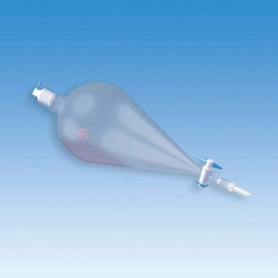 5000 mL Pear-Shaped Separator Funnel with #15 Ace-Thred Bottom - Lab Glassware for Chemical Extraction & Liquid Separation | Ideal for Chemistry Labs, Oil-Water Separation & Industrial Processes
