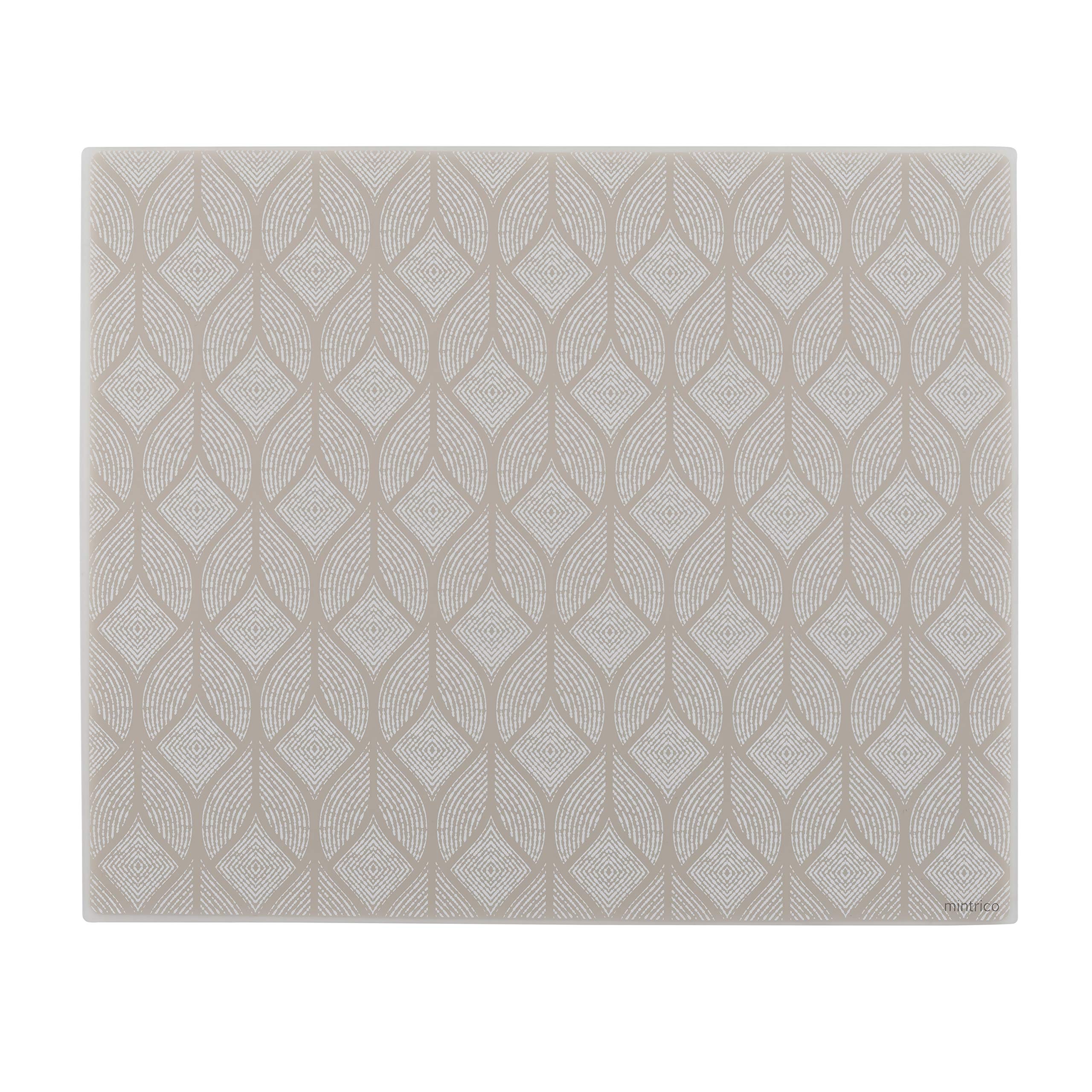 Premium Silicone Placemats Set of 2 - Heat Resistant & Non-Slip Dining Table Mats for Everyday Use, Dinner Parties & Holiday Gatherings (Leaf Design)