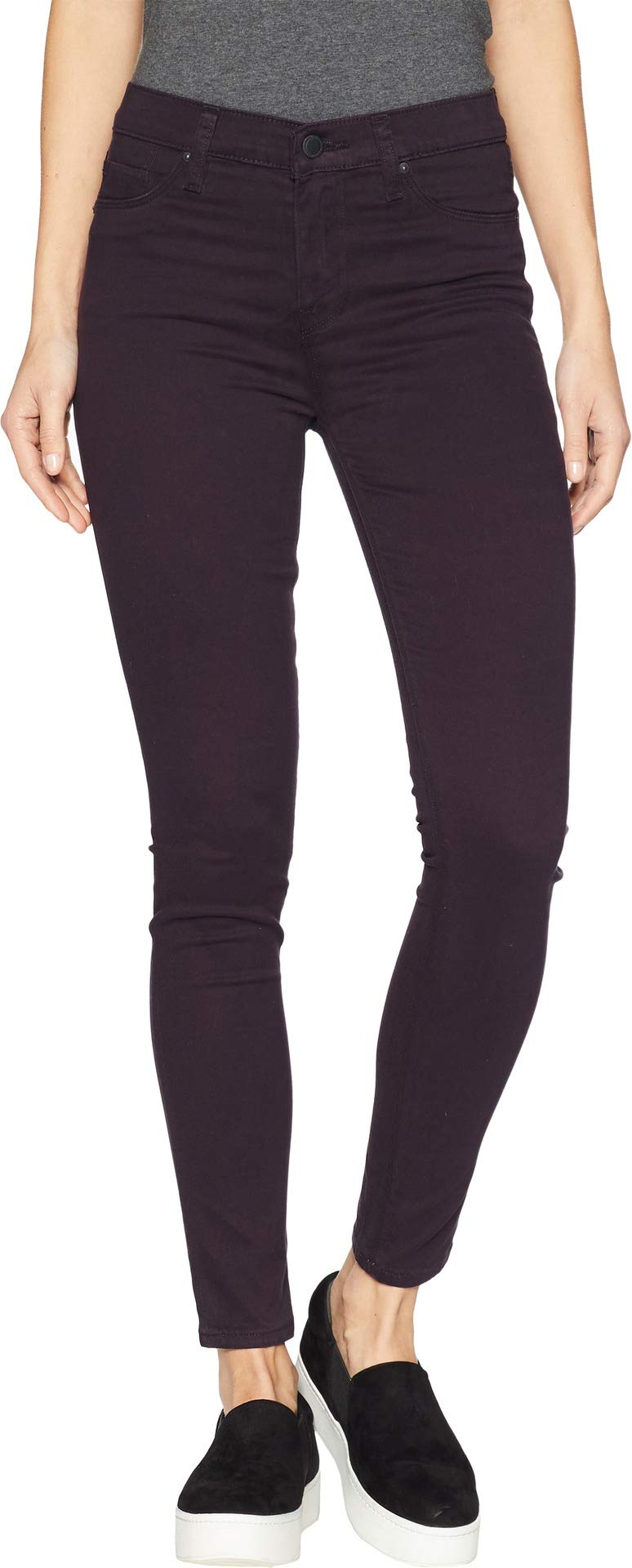 HUDSON Women's Nico Mid Rise Super Skinny Ankle Jeans - Stretch Denim Pants for Casual Wear & Everyday Outfits