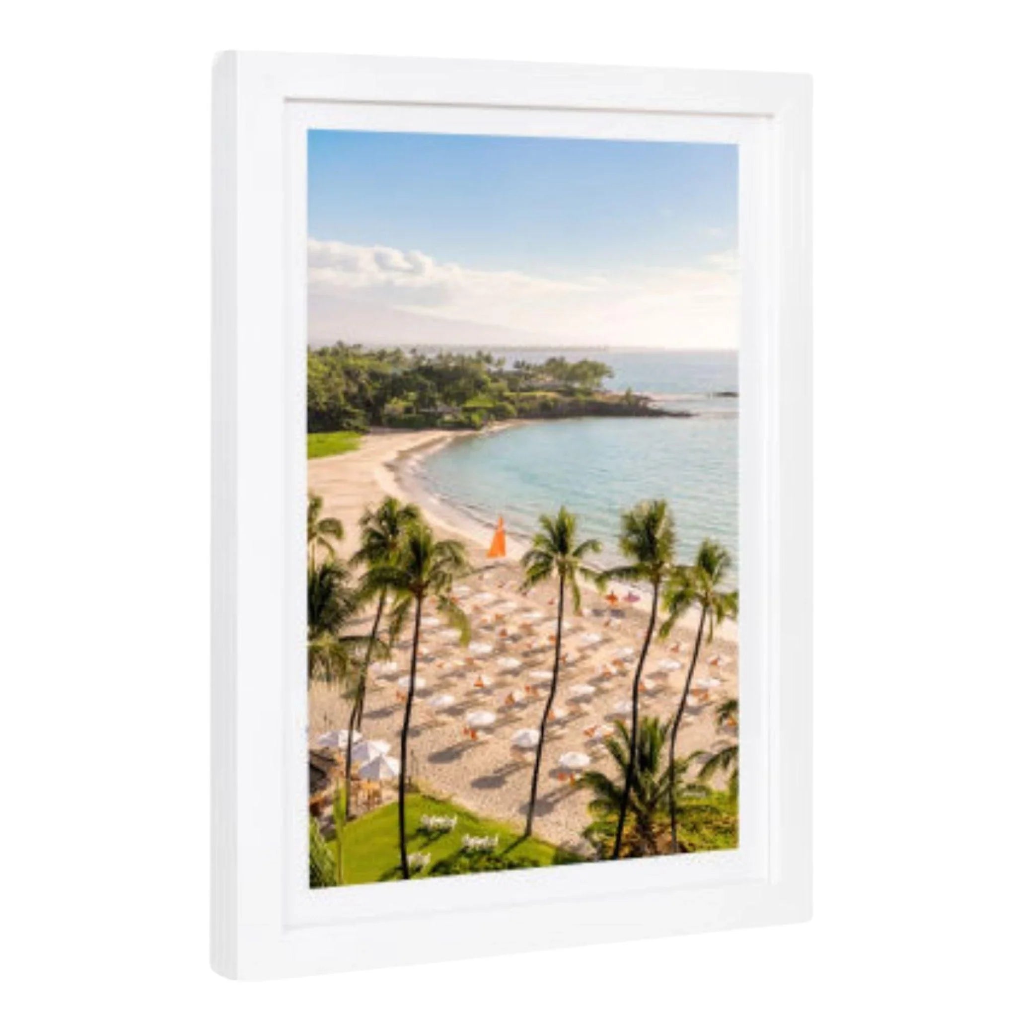 Gray Malin Mauna Kea Mini Framed Print - Beach Wall Art Decor for Living Room, Bedroom & Office | Coastal Landscape Photography | Perfect Gift for Home & Wedding