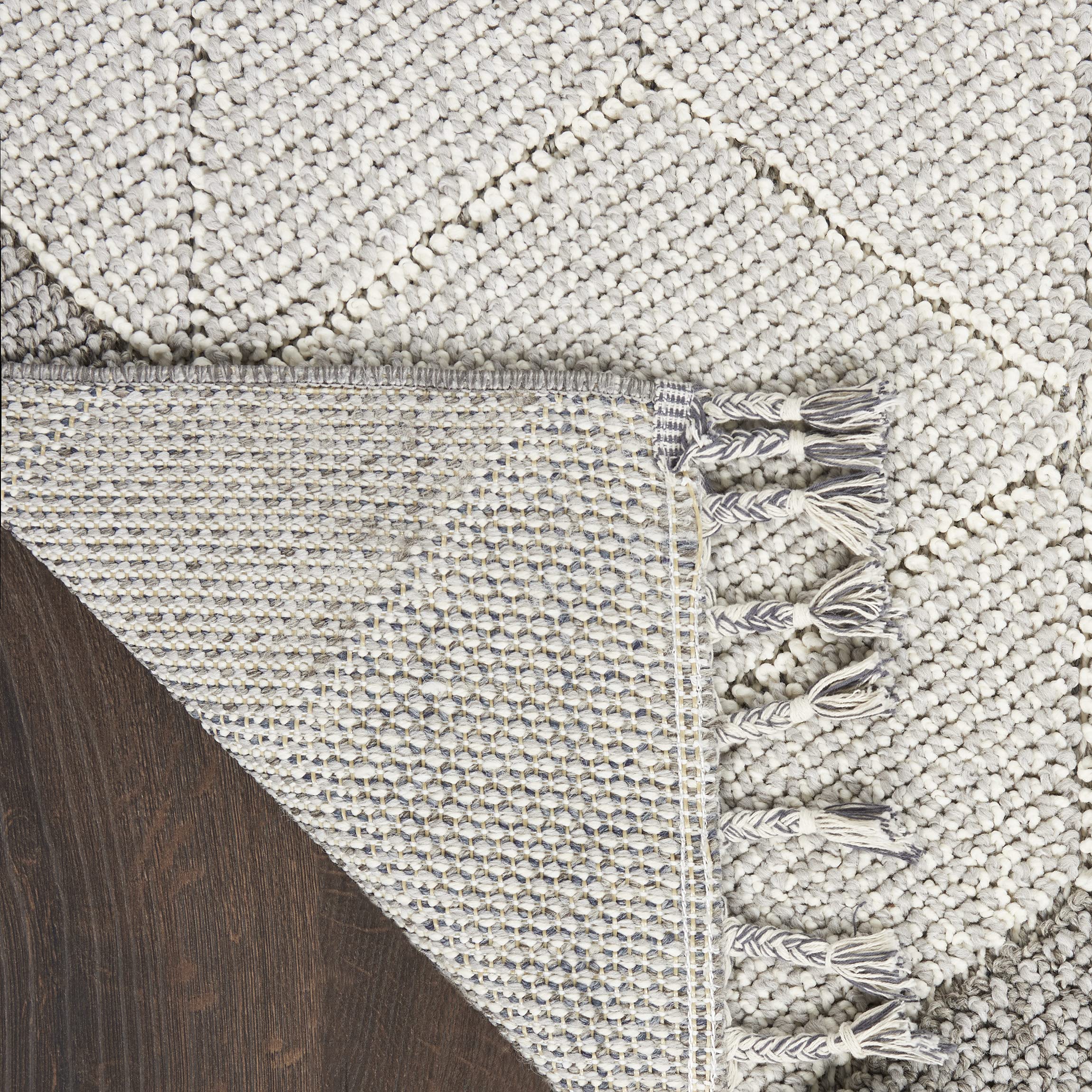Nourison Elwood Grey/Slate 4' x 6'2