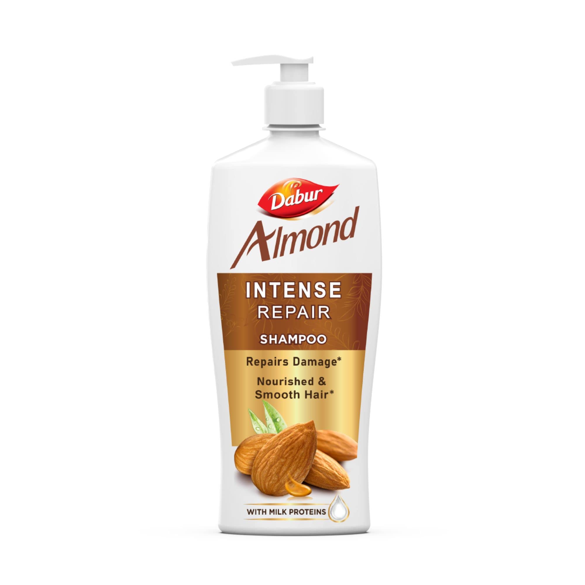 Dabur Almond Hair Shampoo 650ml - Nourishing & Smoothing Formula with Almond-Vita Complex & Milk Extracts for Stronger, Healthier Hair | Daily Hair Care for Women & Men | Perfect for Dry, Damaged Hair Repair at Home
