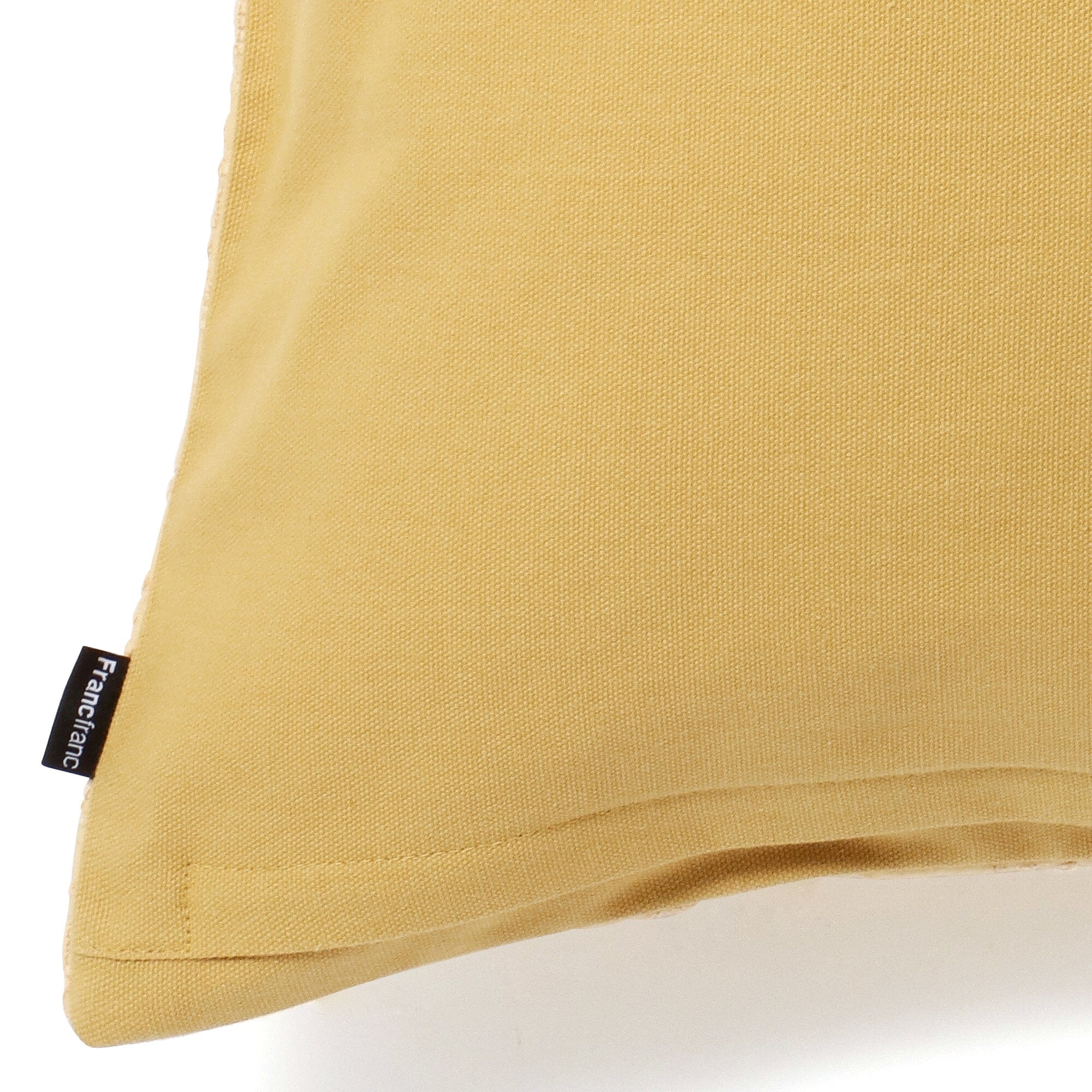 Ethnic Quilt Cushion Cover 18x18 Inches Yellow - Bohemian Style Decorative Pillow Case for Sofa, Bed, Living Room