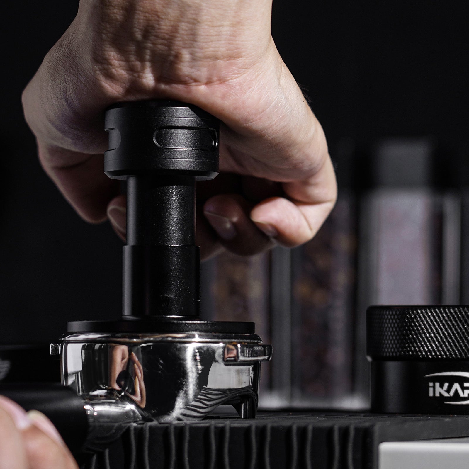 Professional Click Sound Espresso Tamper - 58mm Calibrated Coffee Press for Perfect Extraction | Barista-Grade Coffee Accessories for Home & Cafe Use