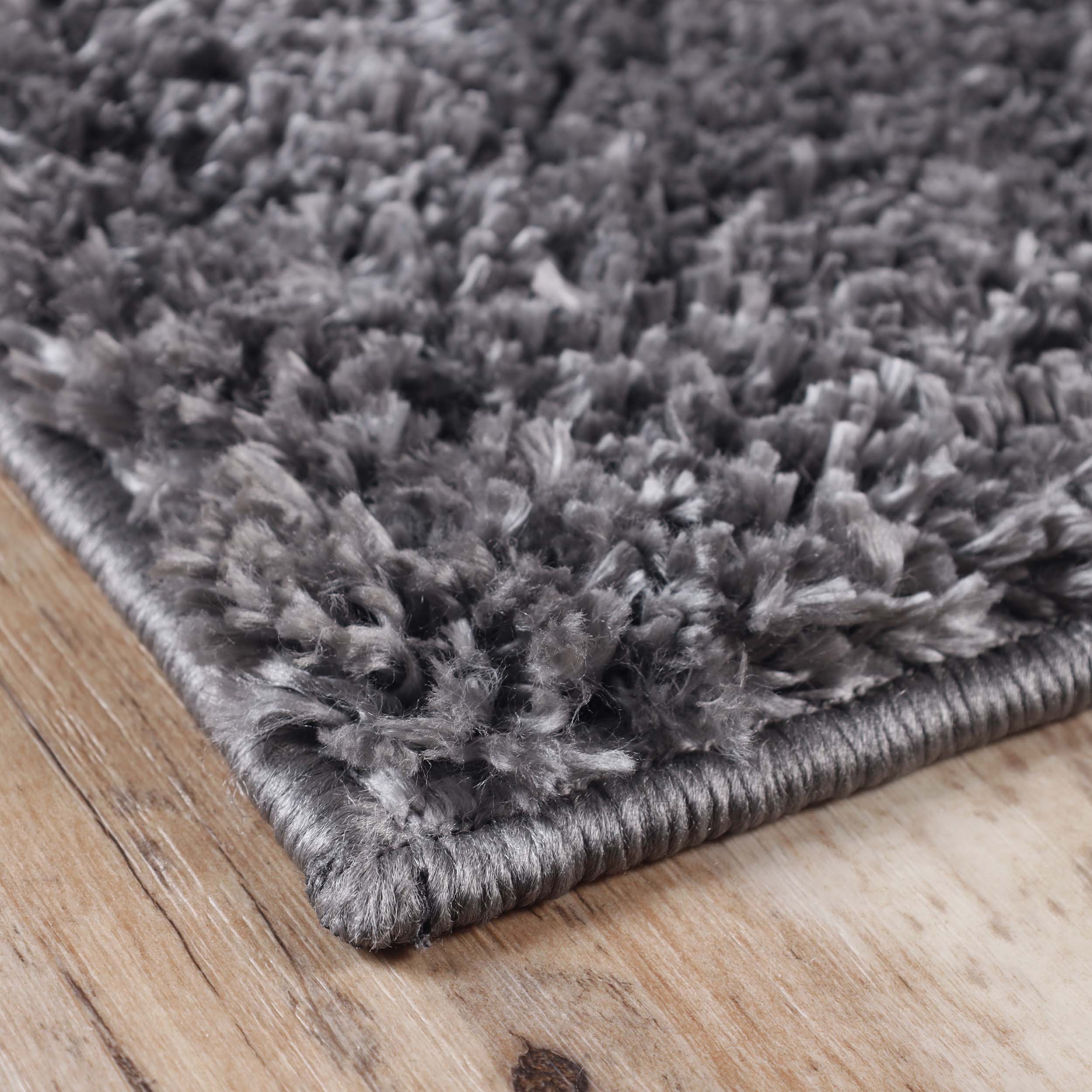 Berlin Solid Indoor Plush Shag Runner Rug - Soft Area Rug for Living Room, Bedroom, Nursery - Non-Slip Comfortable Floor Mat for Home Decor