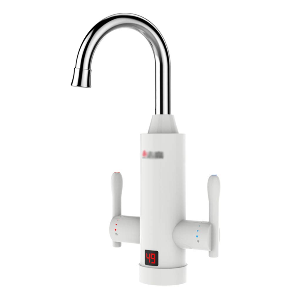 220V Electric Faucet with Smart Digital Display - Instant Hot & Cold Water Kitchen Sink Faucet, 360° Rotating Bathroom Tap with Water Heater - Perfect for Home, Office, and Commercial Use