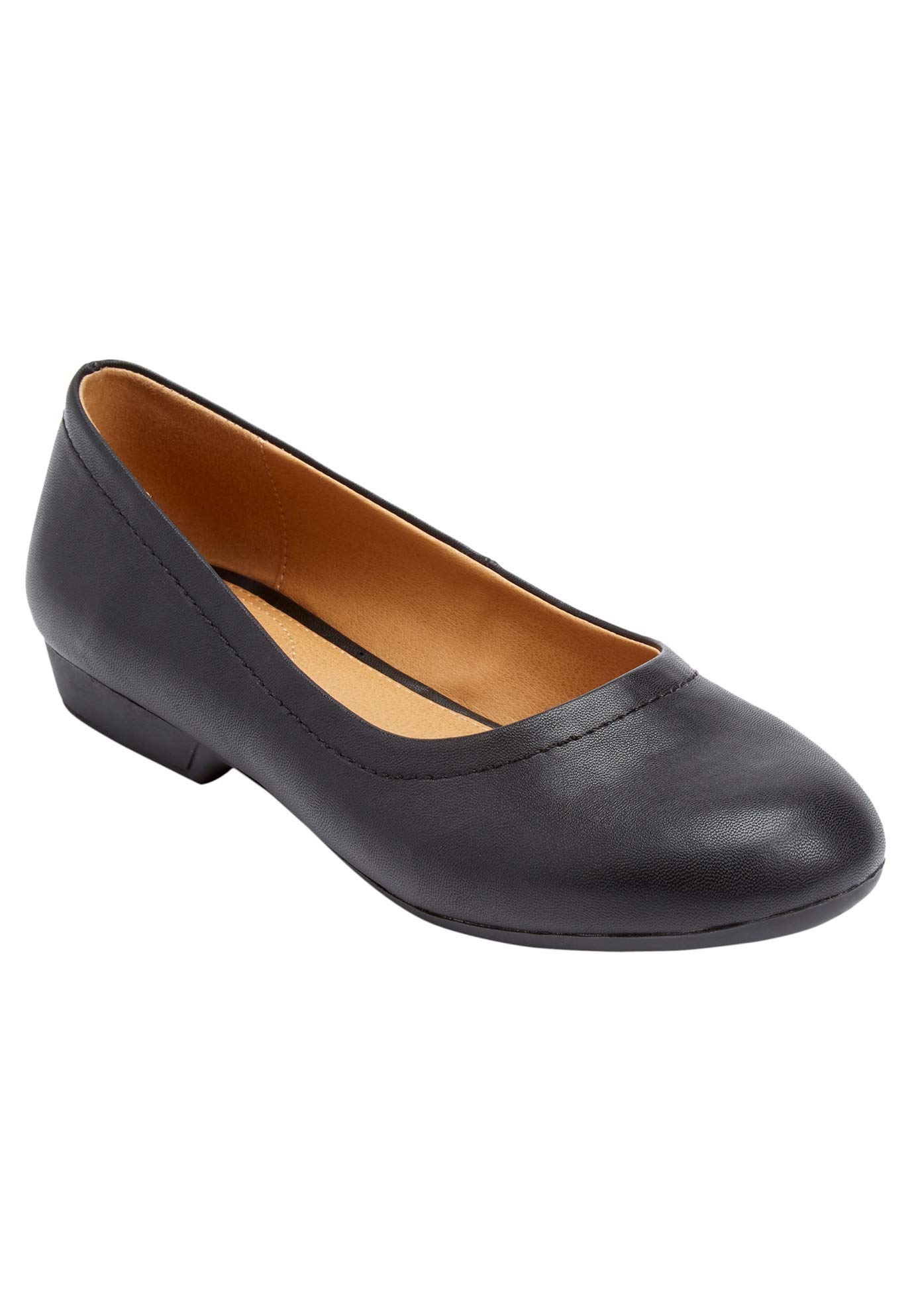 Comfortable Women's Wide Width The Jaiden Flat Shoes - Perfect for Work, Walking & Casual Wear