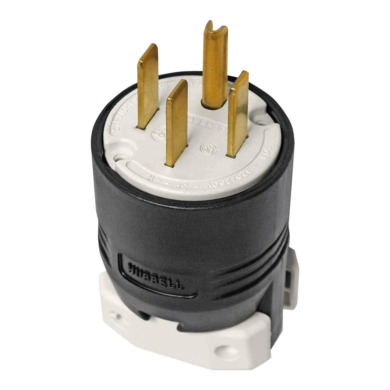 Hobart 119172 240V Standard Machine Cable Plug - Heavy Duty Industrial Power Cord for Welding Equipment & Commercial Appliances