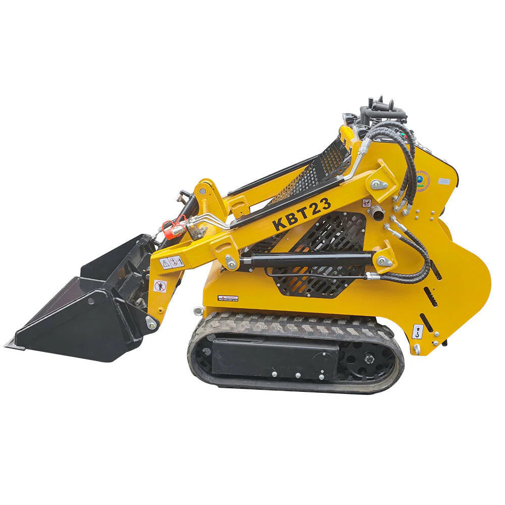 AGT 860KG 23HP Mini Stand-On Skid Steer Track Loader with B&S Engine | Compact Construction Equipment for Landscaping, Snow Removal & Farm Work