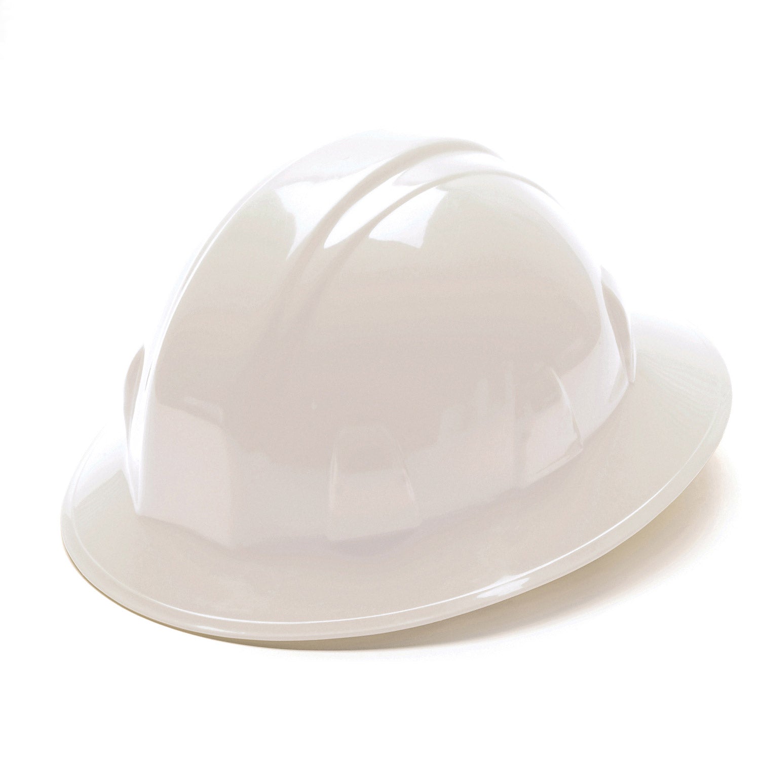 Pyramex SL Series Full Brim Hard Hat - ANSI Certified Safety Helmet for Construction & Industrial Work - Lightweight & Comfortable White Hard Hat with Adjustable Suspension - Perfect for Construction Sites, Warehouses, and Outdoor Work Environments