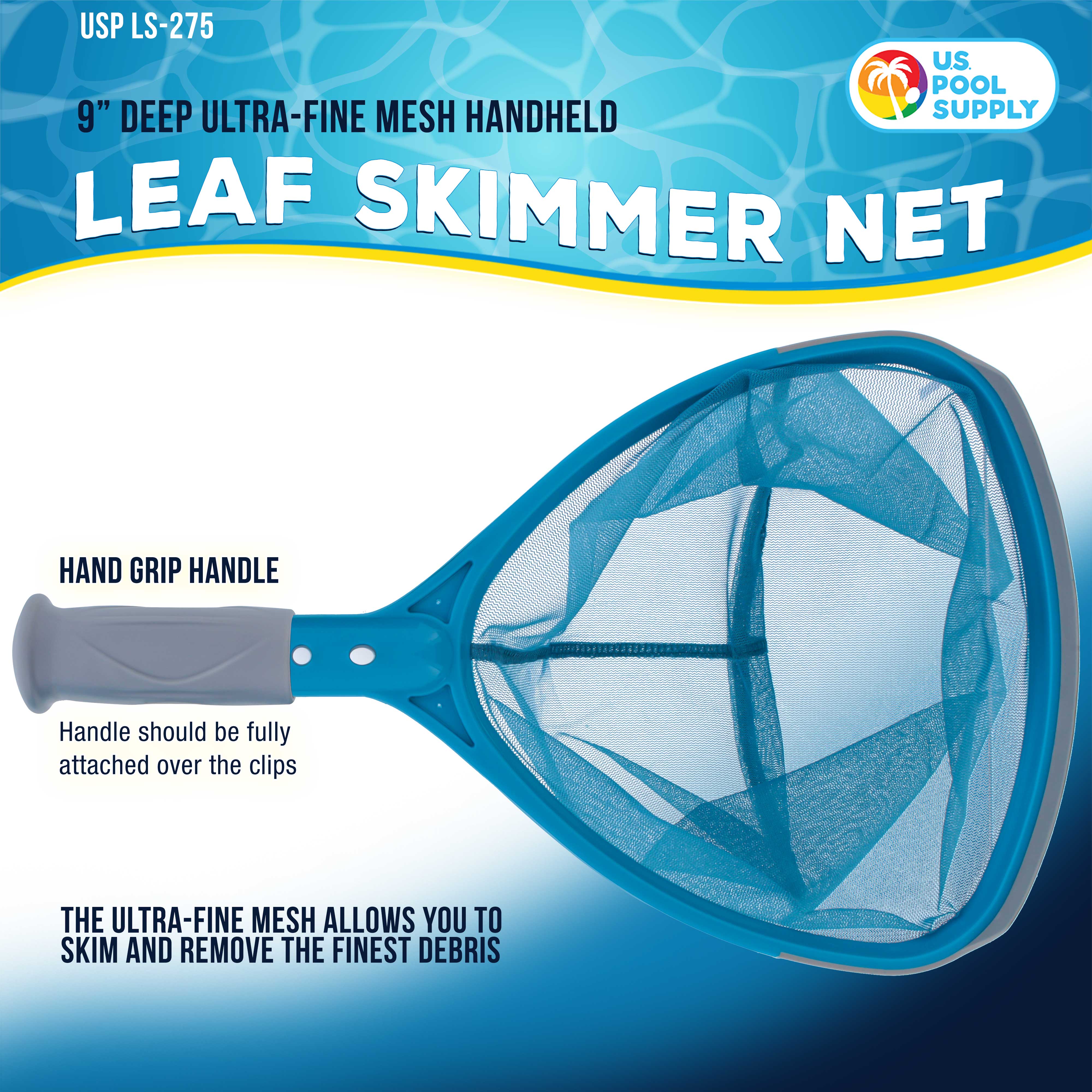 Professional Spa & Hot Tub Leaf Skimmer Net with 9