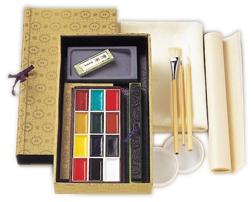 Premium Japanese Sumi-e Ink Painting Set - 12 Vibrant Colors for Face & Art Painting - Ideal for Calligraphy, Traditional Art, and DIY Projects