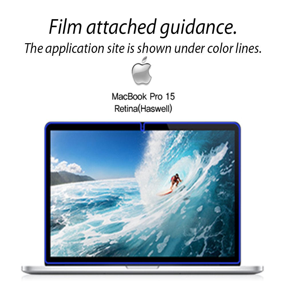 Premium Oleophobic LCD Screen Protector for MacBook Pro 15