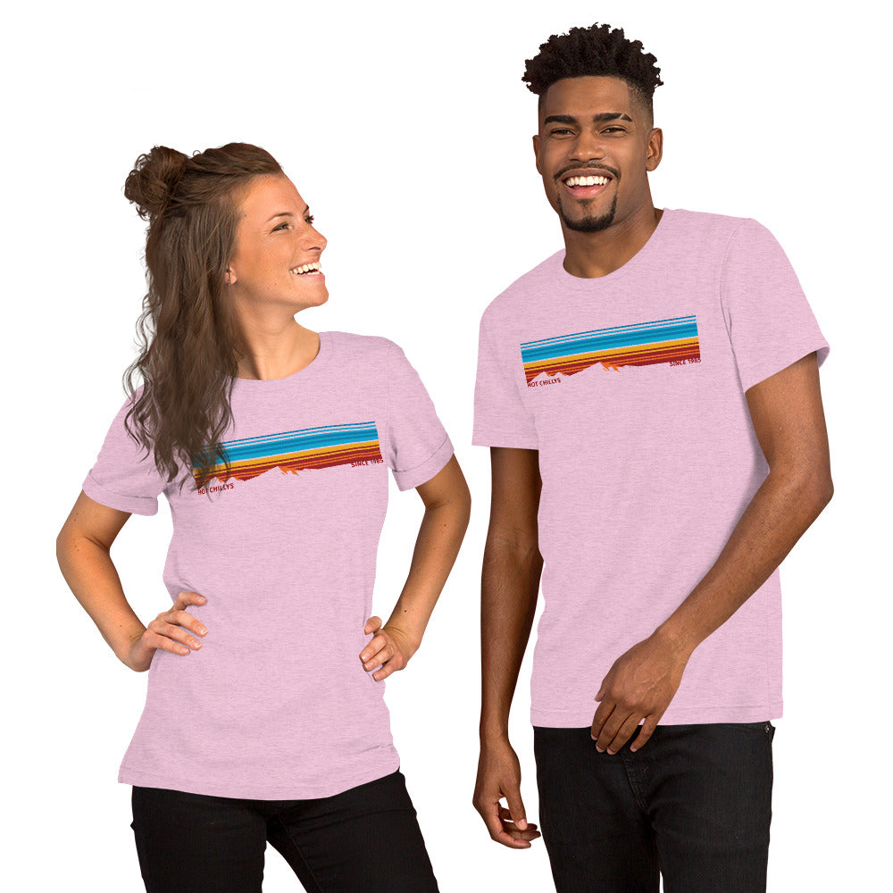 Hot Chillys Mountain Range Unisex T-Shirt for Hiking & Outdoor Adventures - Breathable & Comfortable Activewear
