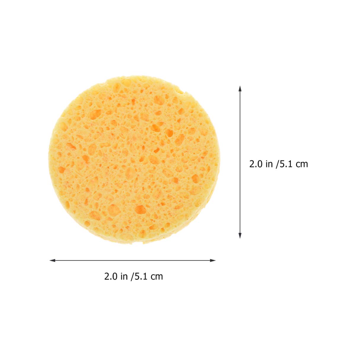 12pcs Natural Cellulose Makeup Sponges - Exfoliating & Deep Cleansing Facial Sponge Puffs for Makeup Removal | Soft Compressed Cosmetic Sponges for Spa, Travel & Daily Beauty Routine