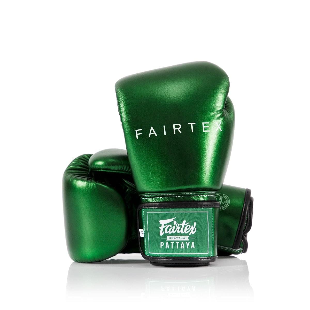 Fairtex Metallic Boxing Gloves - Premium Training & Sparring Gloves for Men & Women | Ideal for Boxing, MMA, Kickboxing & Fitness Workouts