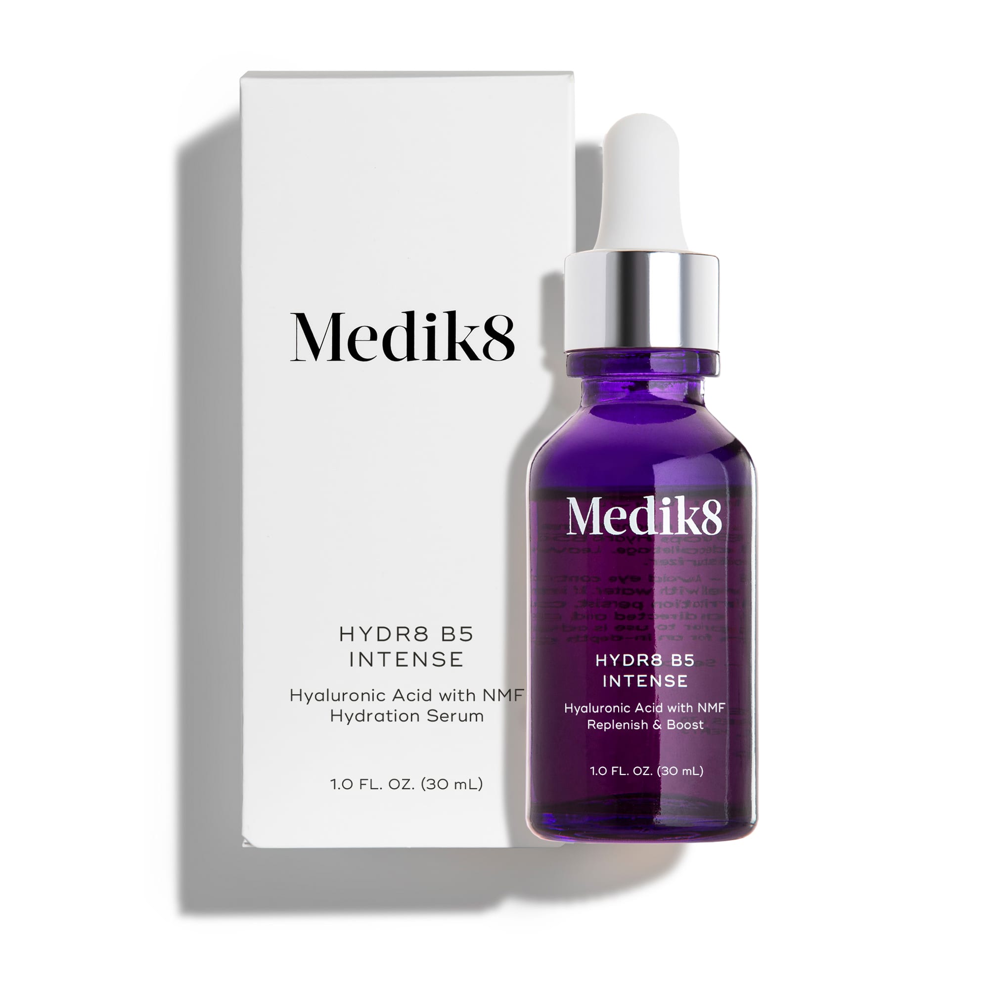 Hydr8 B5 Intense™ - Premium Hydrating Serum for Dry Skin | Vitamin B5 Skincare Treatment | Day & Night Moisturizer for Face & Body | Perfect for Winter Care & Post-Workout Hydration