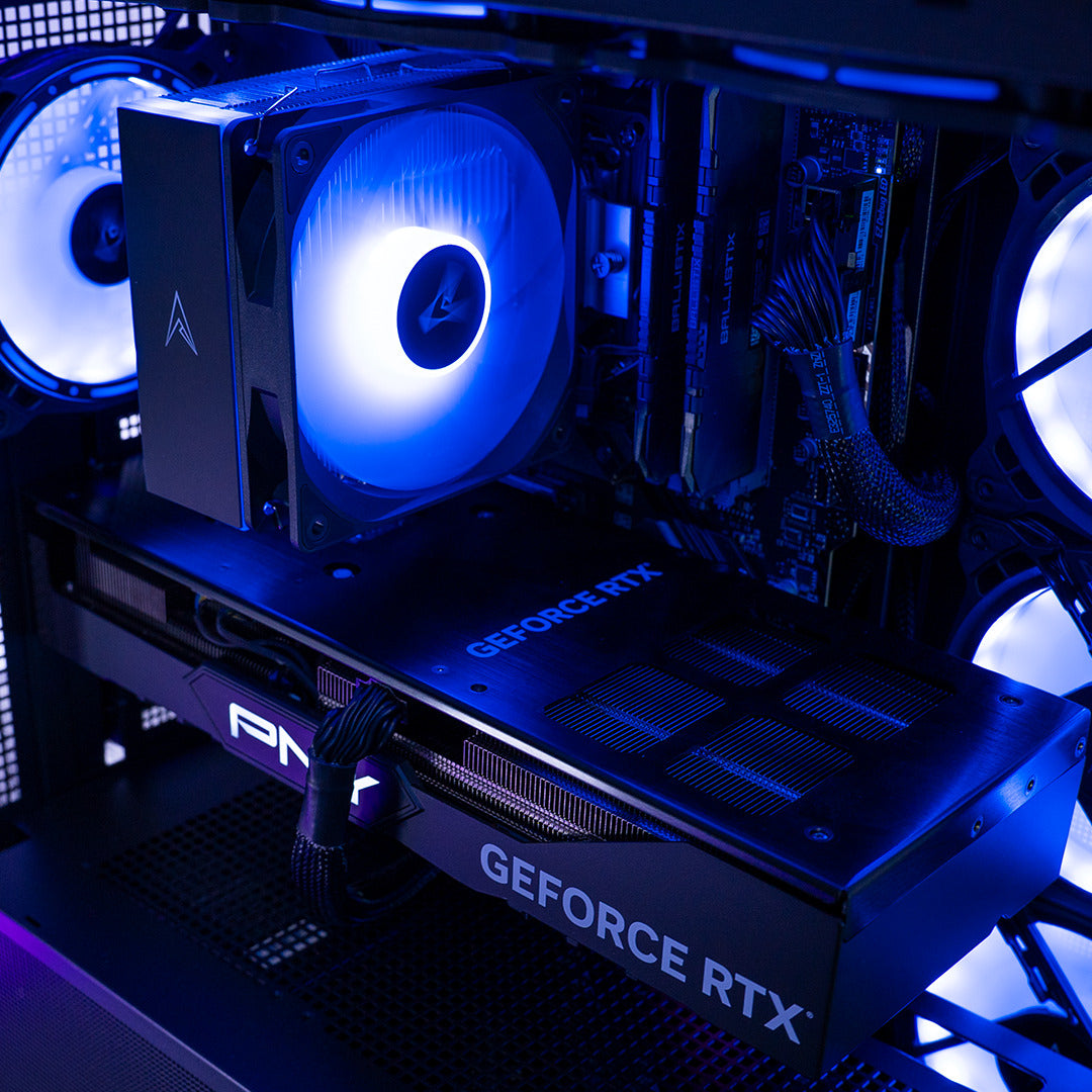 Allied Patriot MKII Gaming PC - AMD Ryzen 5 7500F Processor, NVIDIA RTX 5070 Ti 16GB Graphics, High Performance Desktop Computer (Black) for Gaming, Streaming & Content Creation