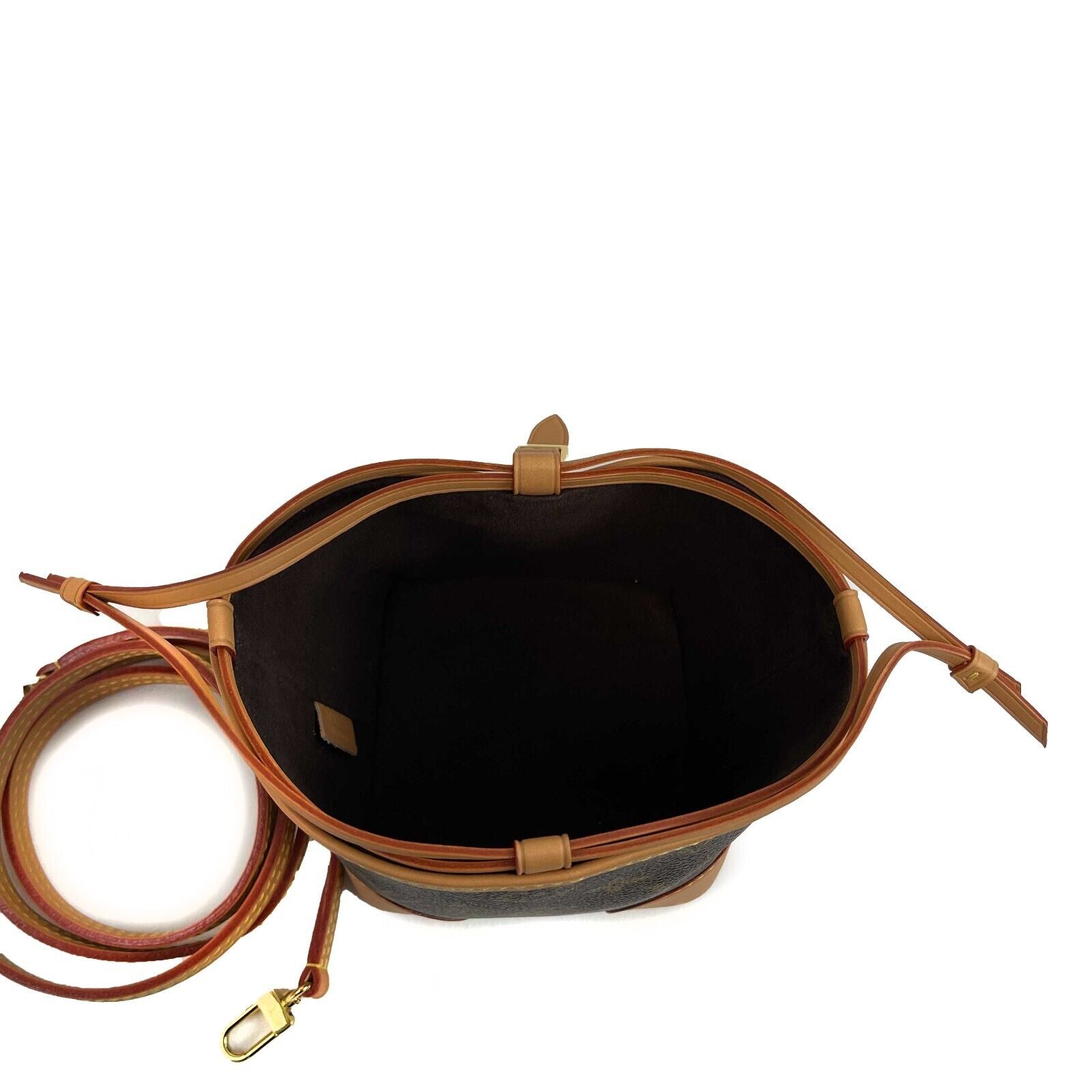 Louis Vuitton Noe Nano Monogram Canvas Bucket Bag - Authentic Luxury Handbag for Women | Perfect for Everyday Use, Travel & Date Night
