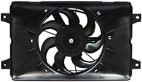 12V Radiator Cooling Fan Replacement for Yamaha Wolverine R-Spec UTV 2016-2018 & Wolverine Hunter 2016-2017 | Compatible with 1XD-E2405-00 & 1XD-E2405-00-00 | 0.315in Shaft OD | Perfect for Off-Roading & UTV Maintenance