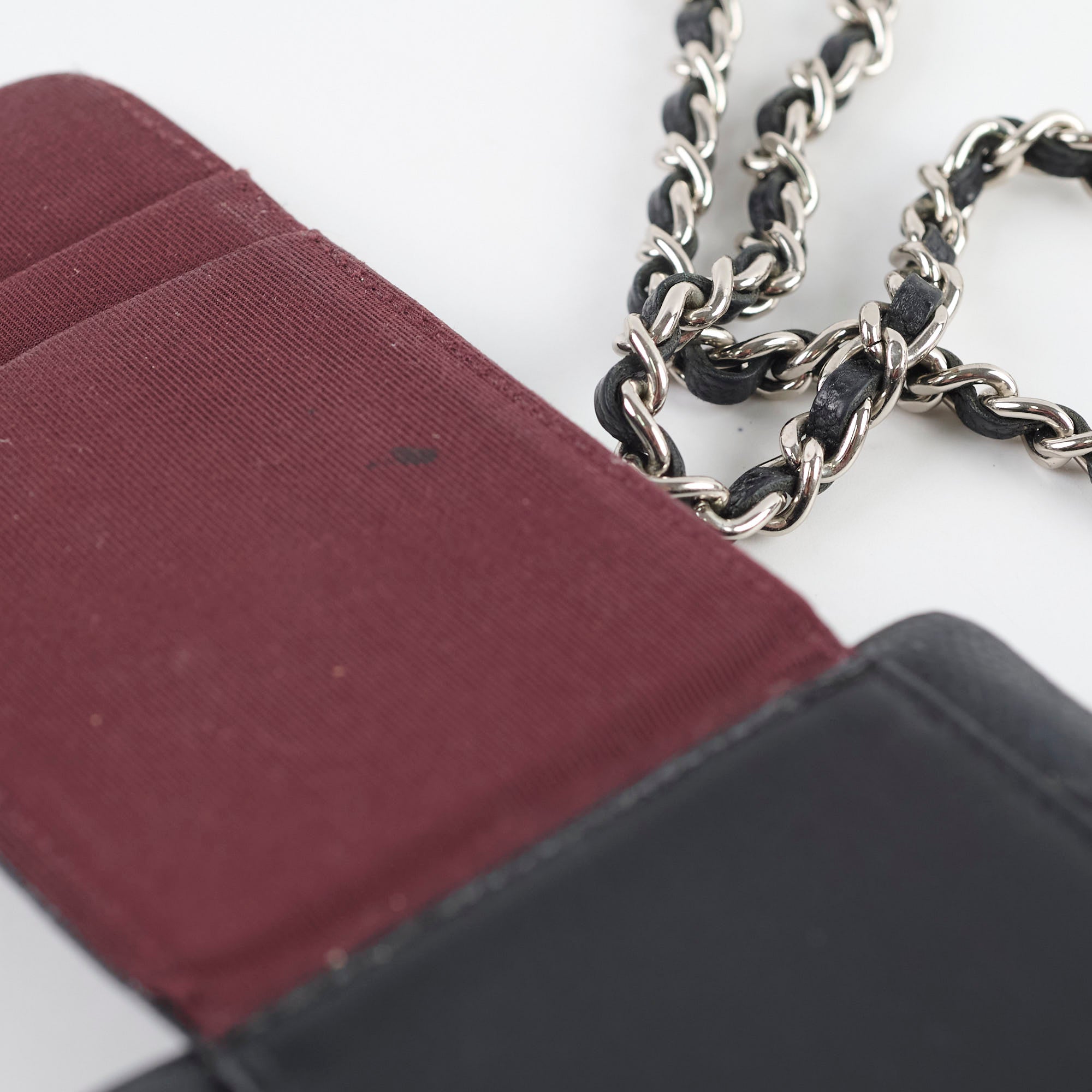Chanel Phone Pouch Bag - Black Caviar Leather with Silver Hardware | Luxury Crossbody for iPhone | Perfect for Evening Out & Daily Use