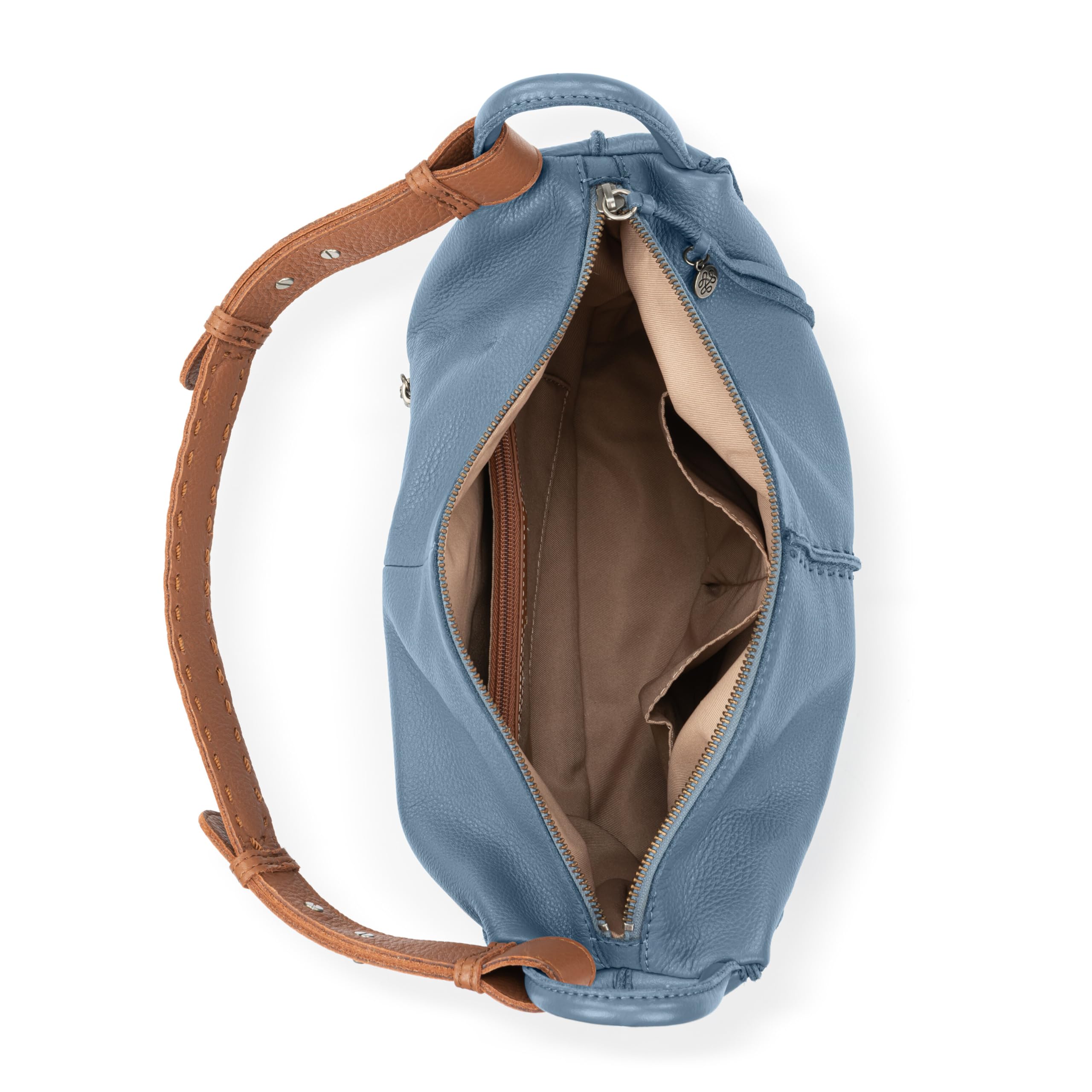 The Sak Los Feliz Genuine Leather Hobo Shoulder Bag - Stylish & Lined Purse for Women, Perfect for Work, Travel & Everyday Use