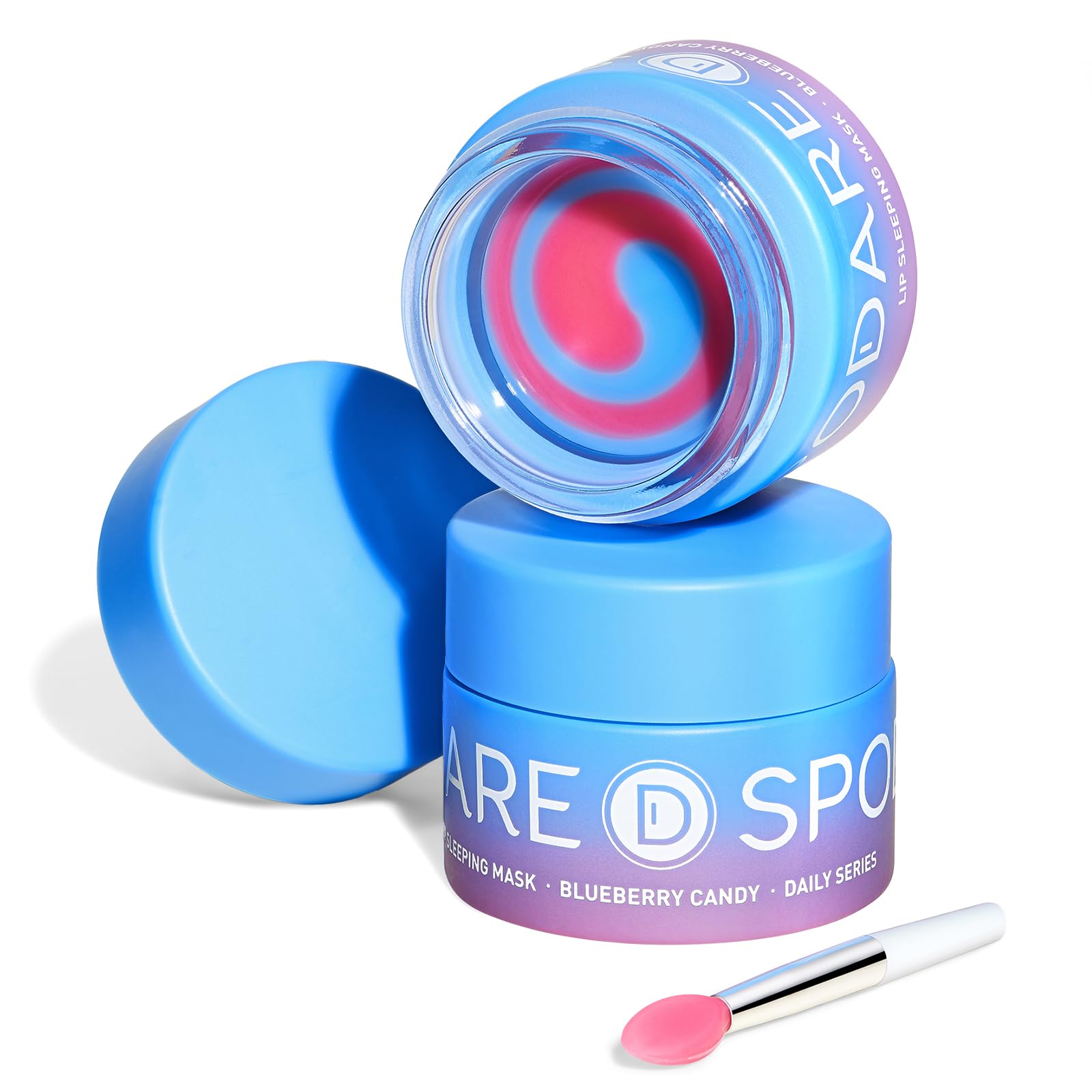 Overnight Lip Sleeping Mask - Blueberry Candy Flavor, Hydrating Lip Treatment for Dry & Cracked Lips | Shea Butter Infused, Deep Moisturizing Lip Care (0.42 Fl Oz) | Perfect for Nighttime Lip Repair & Winter Lip Protection