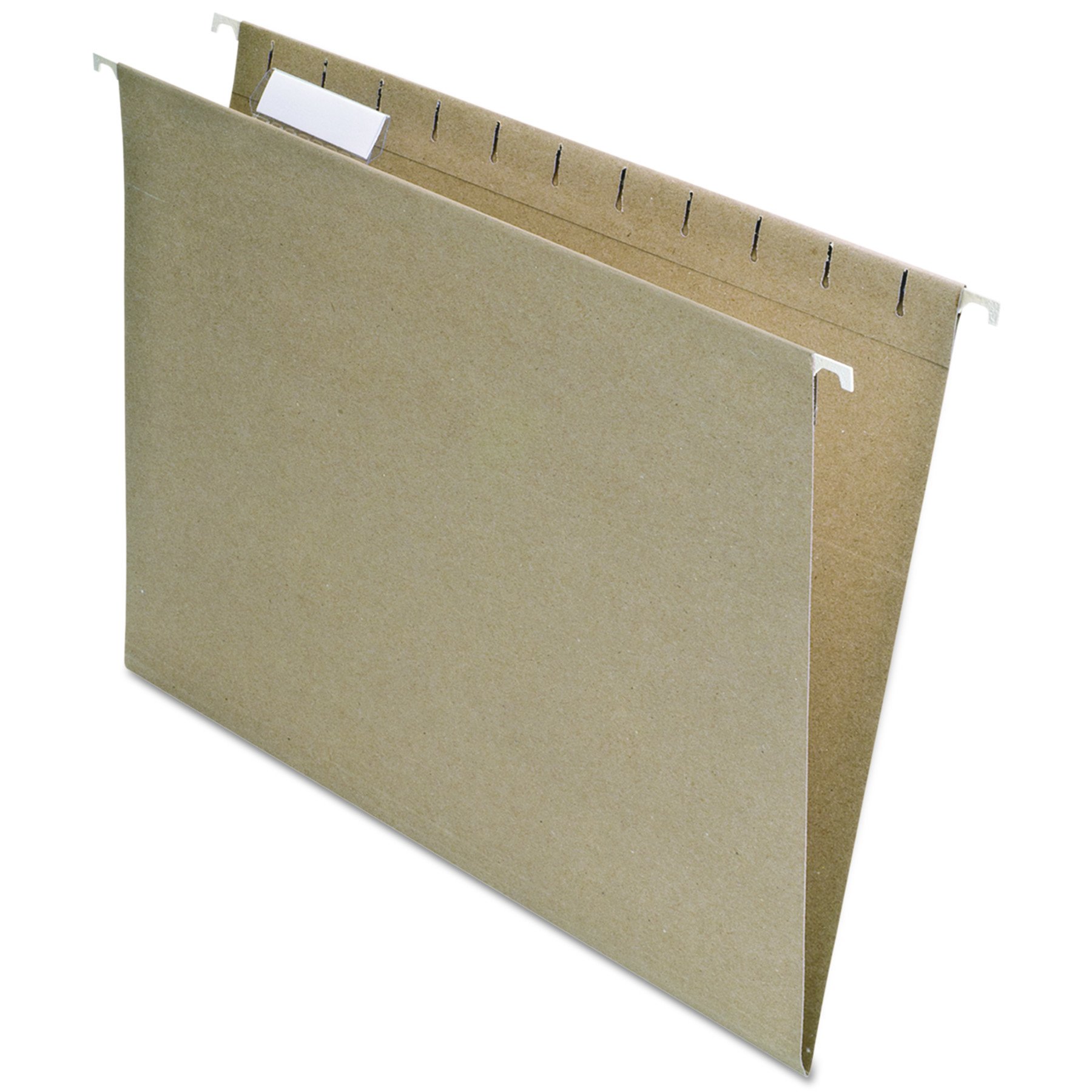 EarthWise by Pendaflex 100% Recycled Hanging File Folders - Letter Size, 1/5 Cut, Natural Color, 25 per Box (74542) - Perfect for Office Organization, File Storage & Eco-Friendly Workspaces