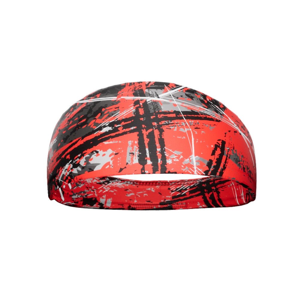 Stylish Wicked Red Headband for Women & Girls - Fashionable Workout & Sports Accessory - Perfect for Running, Yoga, Gym & Outdoor Activities