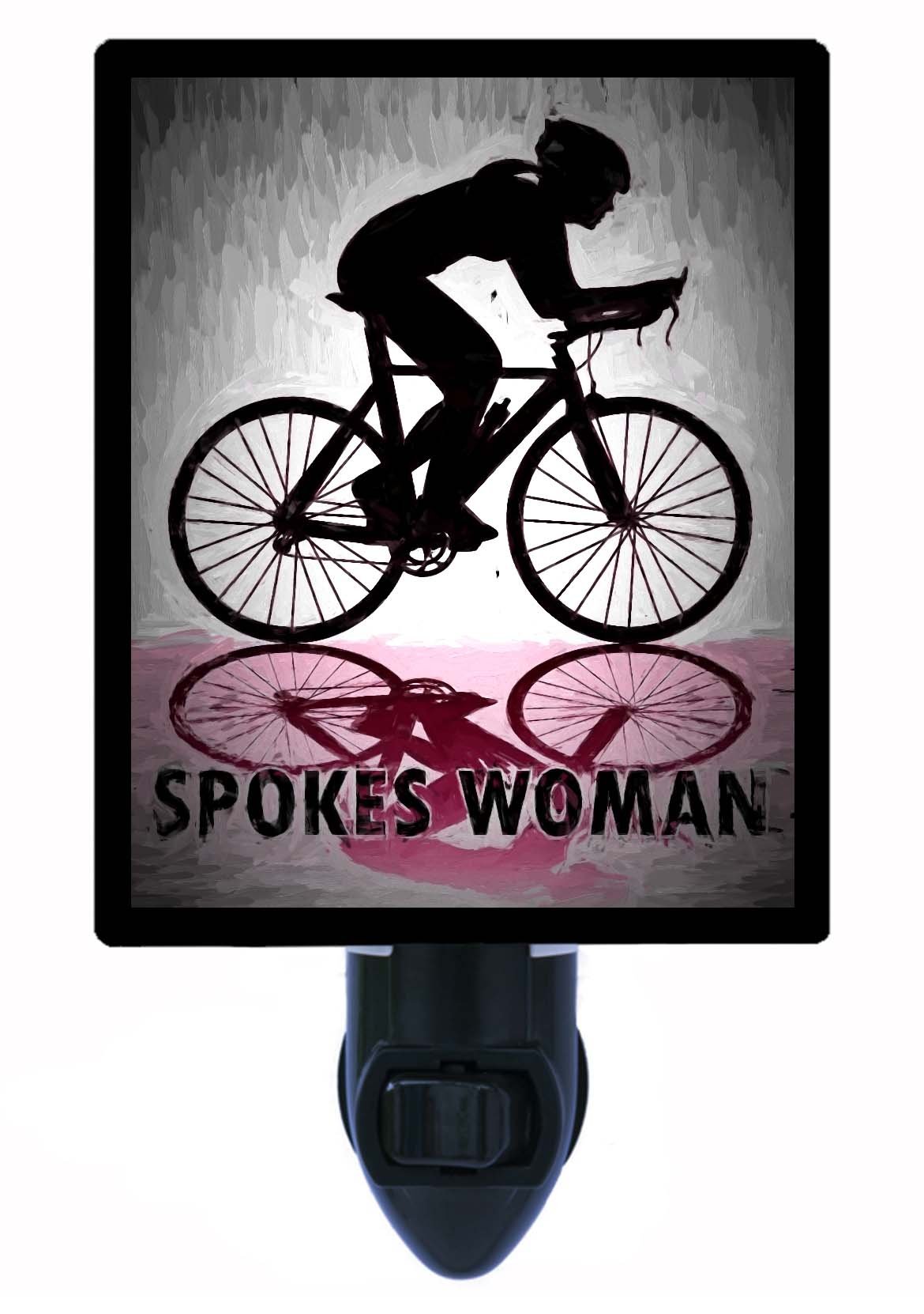 LED Bike Night Light for Women - Rechargeable Cycling Safety Light with Bright LED for Night Riding, Commuting & Outdoor Sports