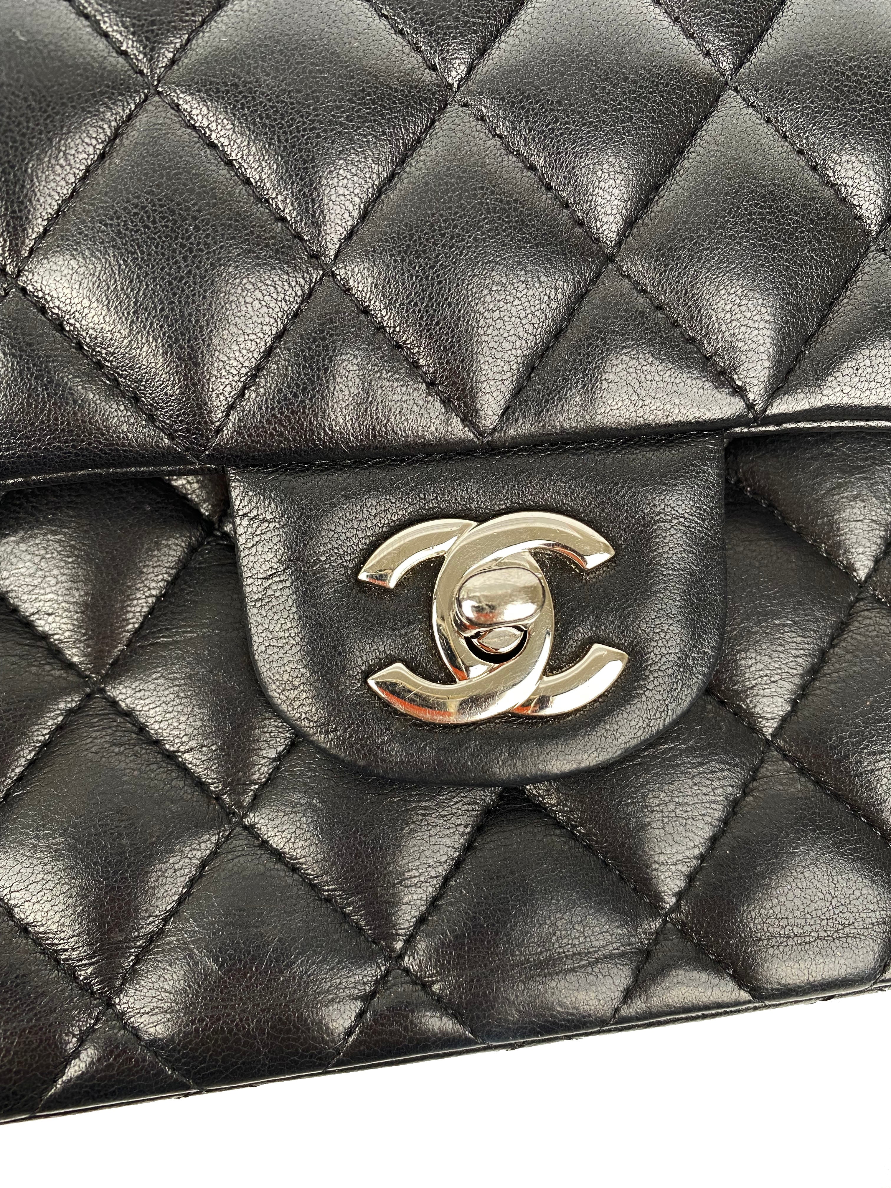 Chanel Small Black Lambskin Classic Flap Bag - Luxury Designer Handbag for Women | Perfect for Evening Events, Date Nights & Special Occasions