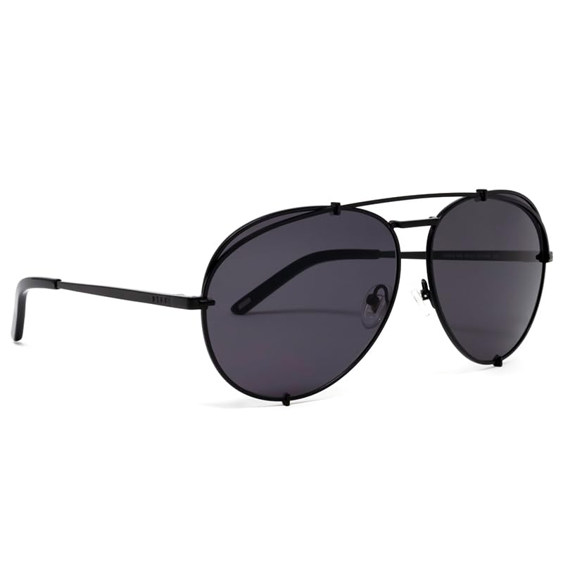 DIFF Koko Designer Oversized Aviator Sunglasses for Men & Women - UV400 Protection - Fashionable & Durable for Outdoor Activities, Beach, Driving & Travel