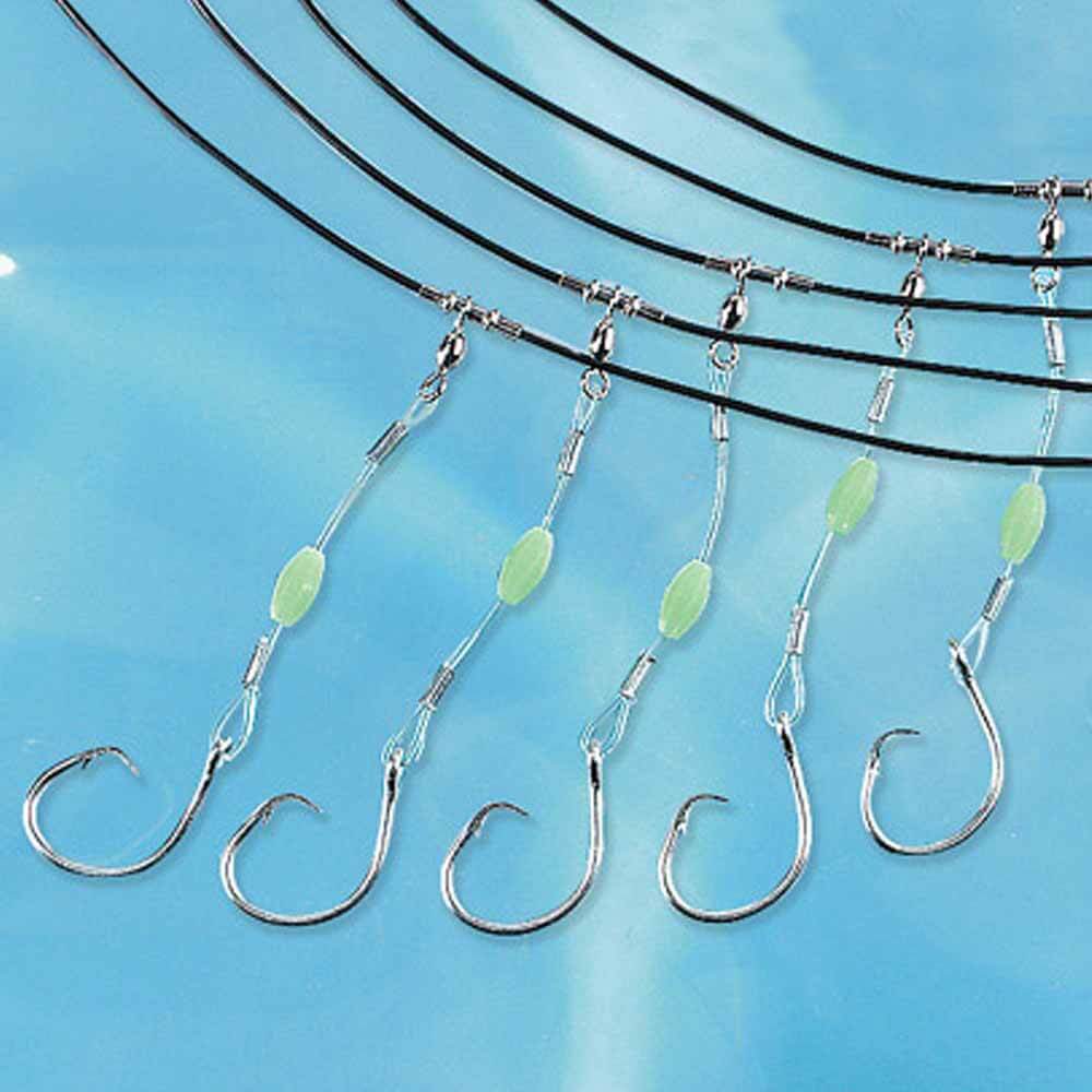 Capt. Harry's 5 Hook Deep Dropping Rigs - Premium Saltwater Fishing Gear for Offshore & Deep Sea Fishing - Perfect for Tuna, Grouper & Snapper