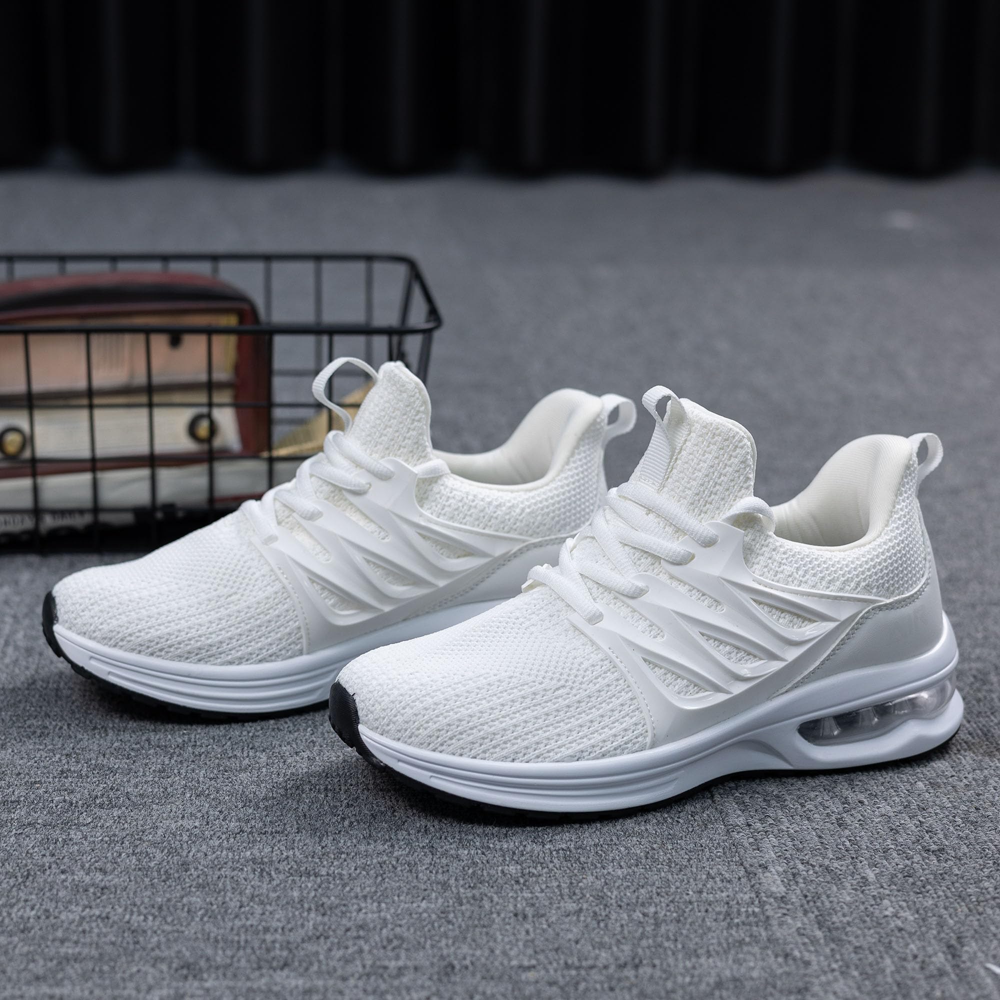 SURRAY Women's Air Cushion Running Shoes - Lightweight Breathable Tennis Gym Workout Sneakers for Jogging, Walking & Training - US Size 5.5-11 | Perfect for Fitness, Sports & Casual Wear