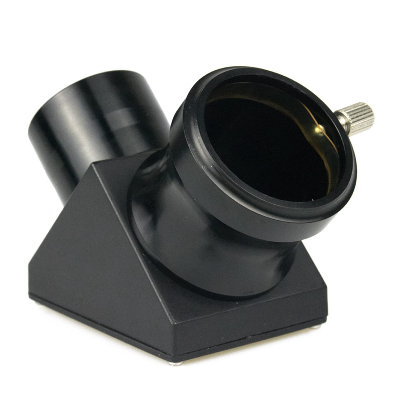 90 Degree Zenith Mirror 1.25 Inch Telescope Diagonal Mirror - Fully Multi-Coated Optics for Astronomy - Black Telescope Accessory for Stargazing and Celestial Observation