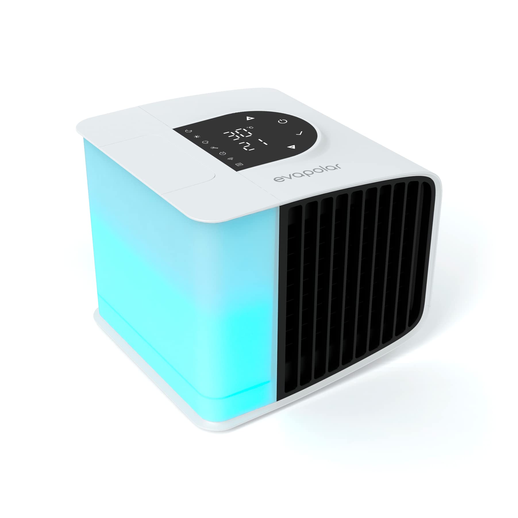 Evapolar EvaSMART Personal Evaporative Air Cooler, Humidifier & Portable AC with Alexa Support - White | Bedroom, Office & Outdoor Cooling Solution