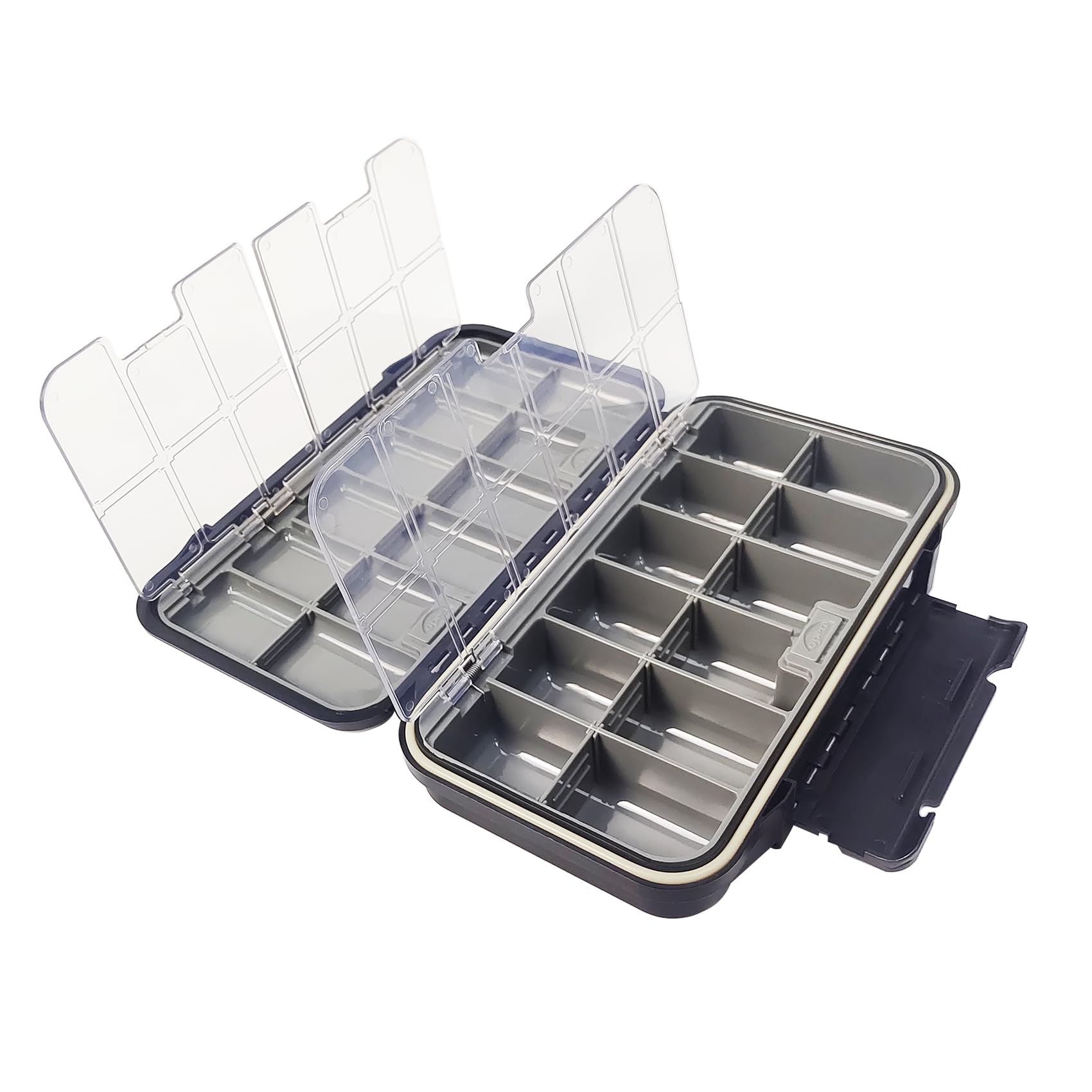 Aventik Waterproof Fly Fishing Tackle Box - Two-Sided Easy Grip Foam, Lightweight & Large Capacity for Fly Storage | Perfect for Trout, Bass, and Saltwater Fishing Gear Organization
