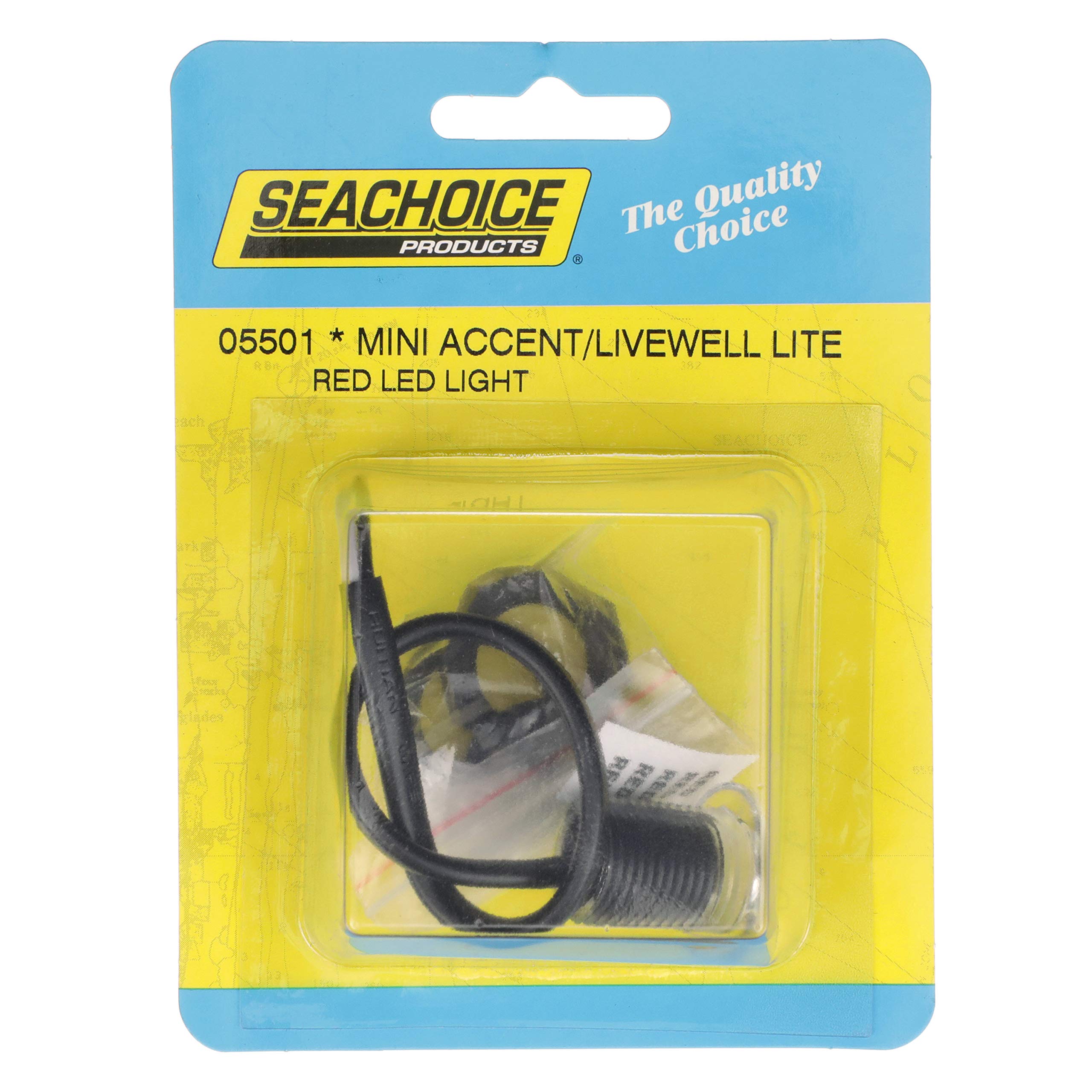 Seachoice Livewell Mini LED Light - Waterproof Boat Light for Livewells & Fish Tanks - 50,000 Hour Lifespan - Perfect for Night Fishing & Marine Applications