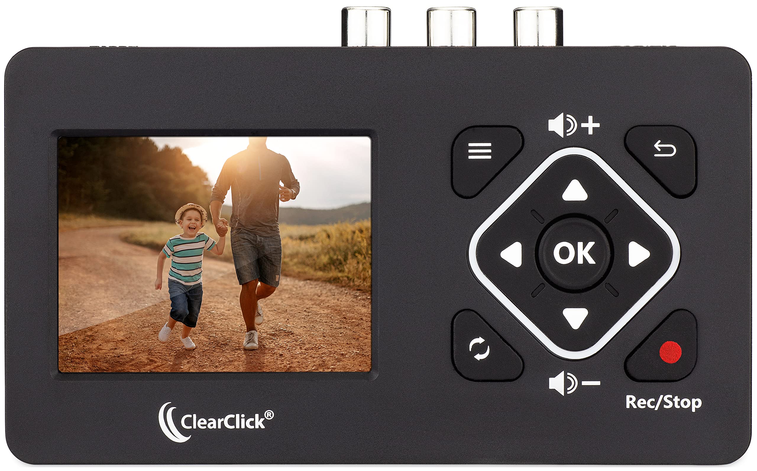 ClearClick Video to Digital Converter 2.0 Mini Edition - Convert VHS Tapes to Digital, Record from VCR, DVD, Hi8, Camcorder & Gaming Systems via RCA/AV - Perfect for Home Movies, Retro Gaming & Video Archiving