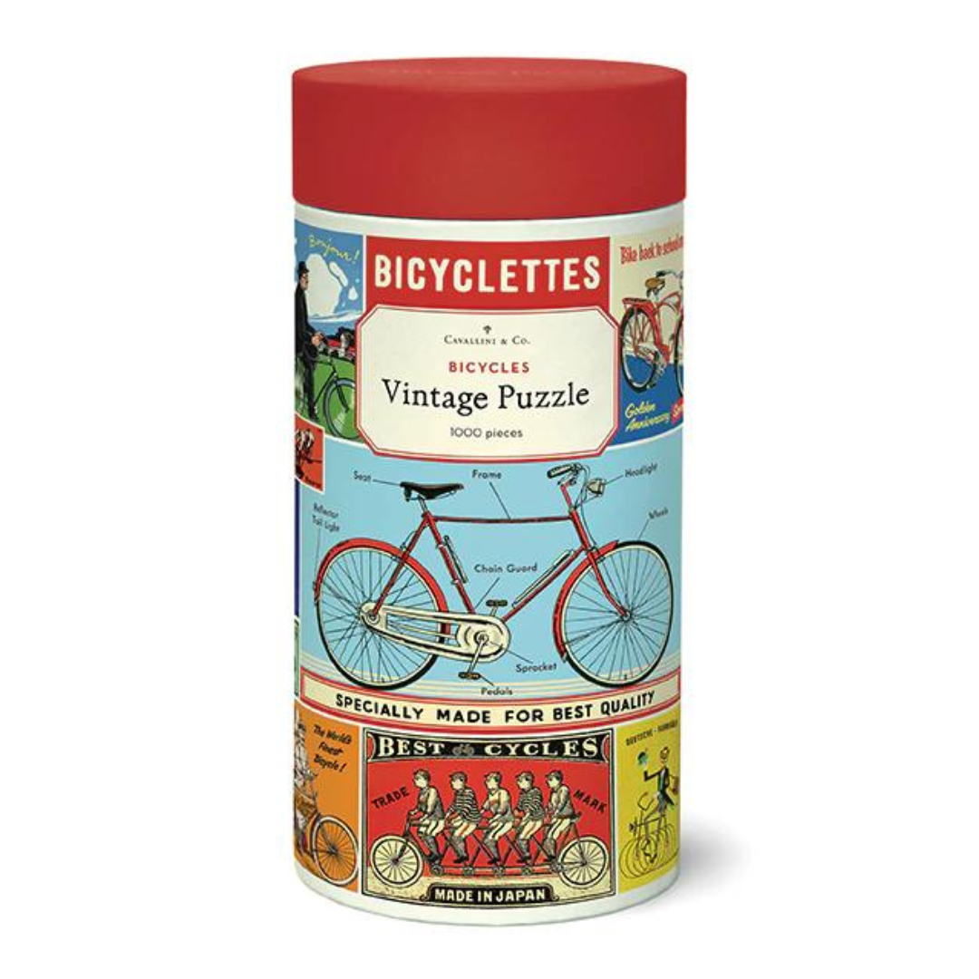 1000 Piece Jigsaw Puzzle of Bicycles - Fun Family Activity, Home Decor & Gift for Puzzle Lovers