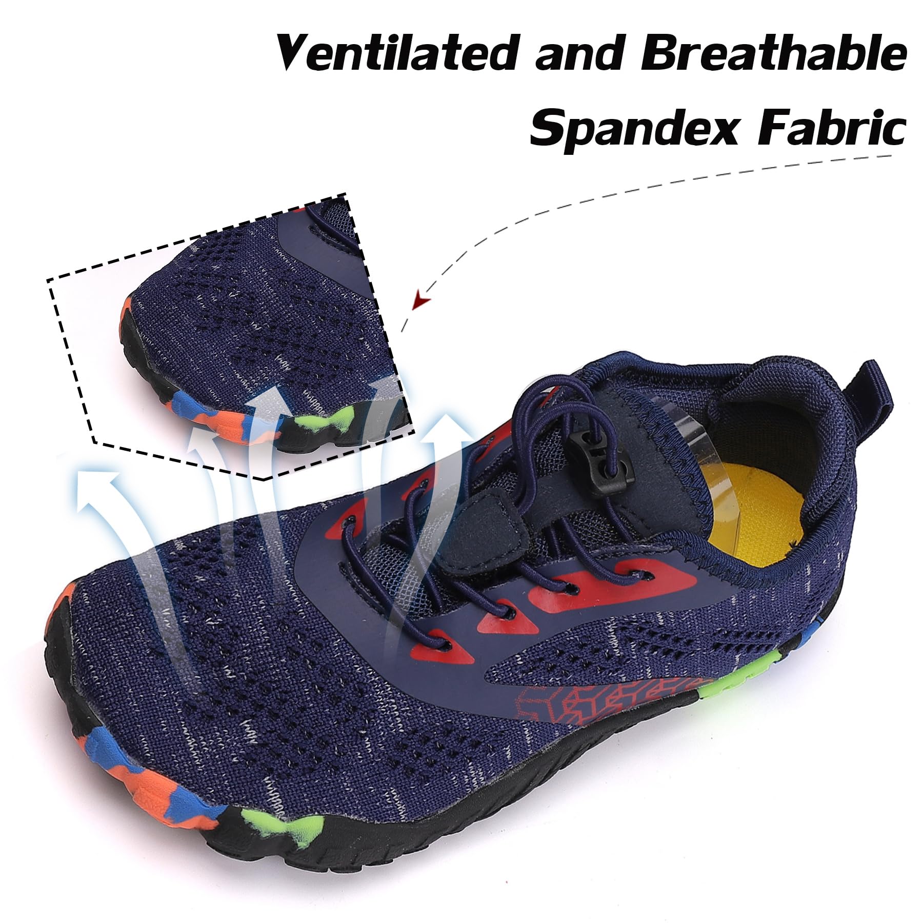 DimaiGlobal Kids Barefoot Shoes for Boys & Girls - Breathable Trail Running Sneakers for Toddler, Little & Big Kids - Perfect for Outdoor Play, Sports & Everyday Wear