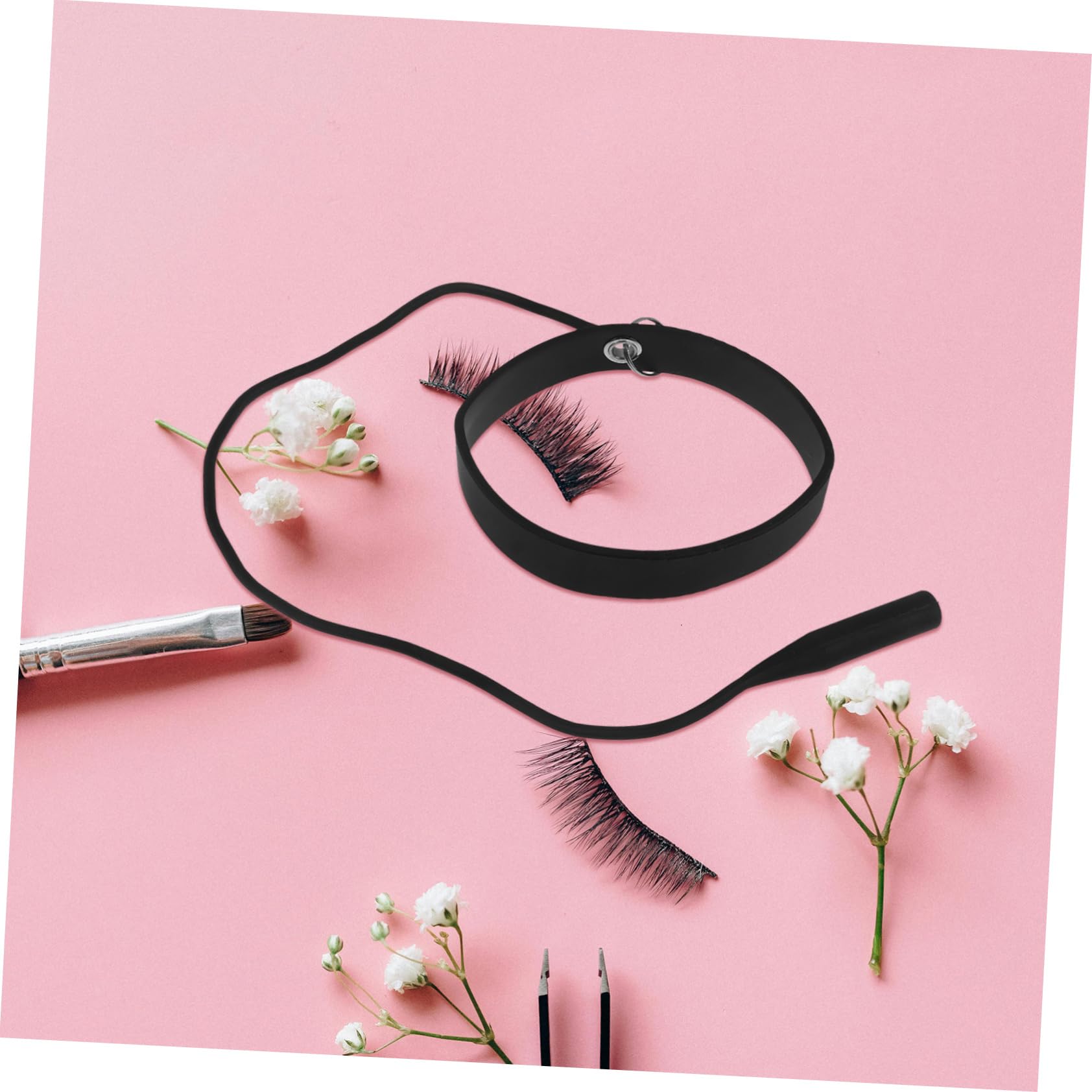 Professional Silicone Eyelash Tweezers Holder Wristband - Ergonomic Lash Extension Tool Protector for Makeup Artists & DIY Beauty (Perfect for Salon, Home Use & Travel)