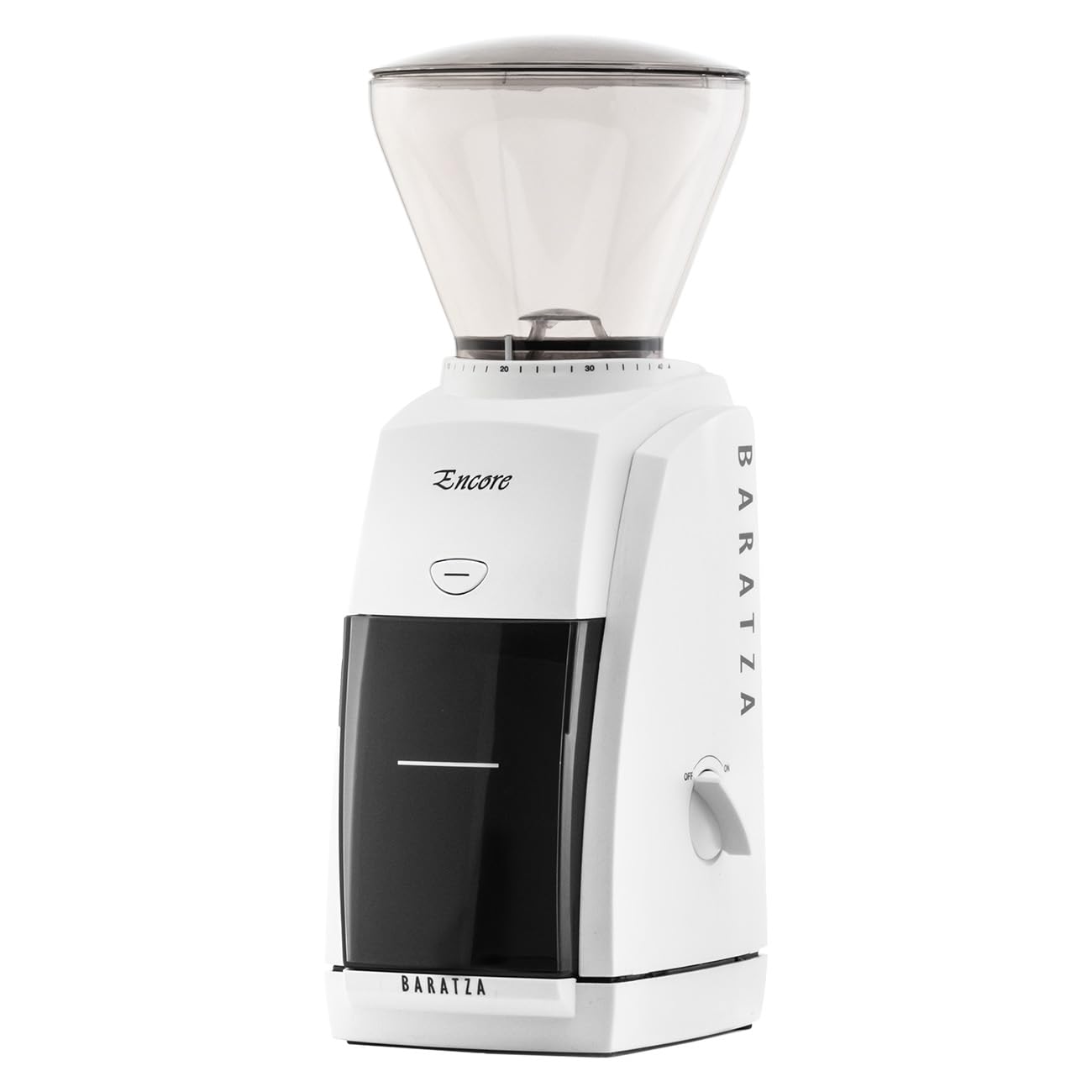 Baratza Encore Conical Burr Coffee Grinder - White (ZCG484WHT) | Premium Electric Coffee Bean Grinder for Espresso, French Press & Drip Coffee | Perfect for Home & Office Use