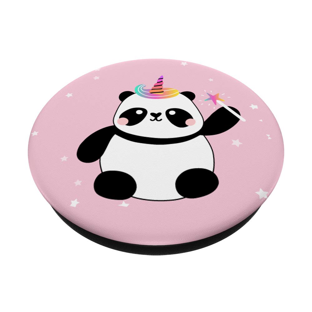 Adorable Kawaii Panda Bear PopSockets Grip & Stand - Cute Phone Holder for iPhone, Samsung & Tablets | Perfect Gift for Girls, Boys & Panda Lovers | Home, Office & Travel Use