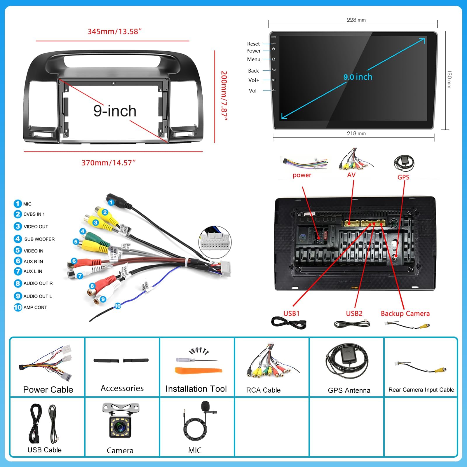2000-2006 Toyota Camry Android Car Stereo - 9