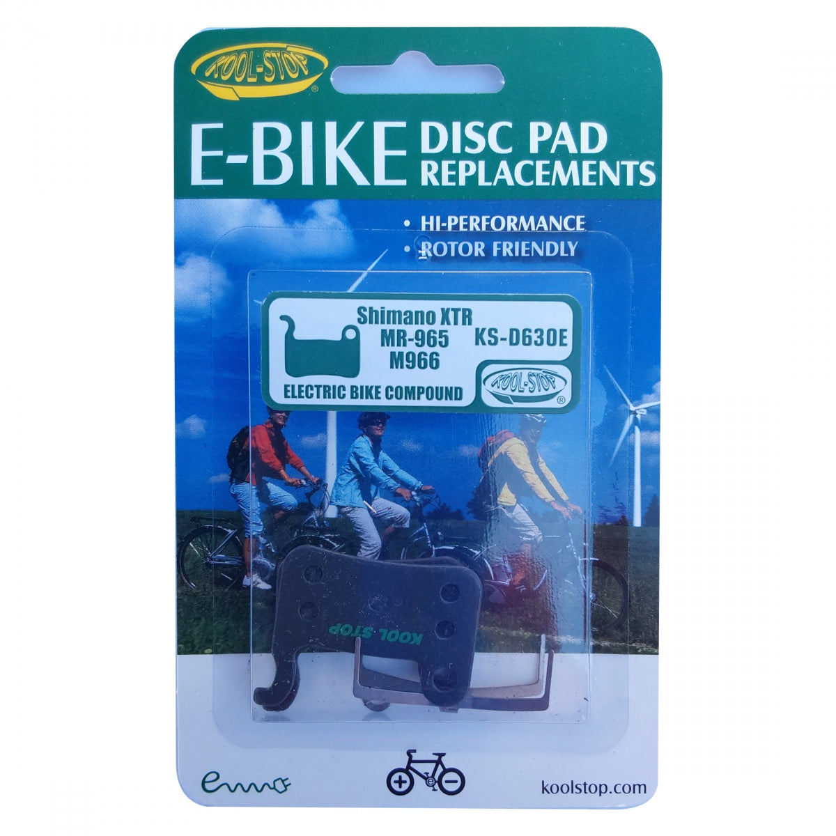 Koolstop D630E Origin8 Vise Hydraulic Mechanical Brake Pads - Compatible with Shimano Alfine R505, S500, S501 & Deore M535, M545, M585 Bikes | High-Performance Braking for Urban Commuting & Mountain Biking