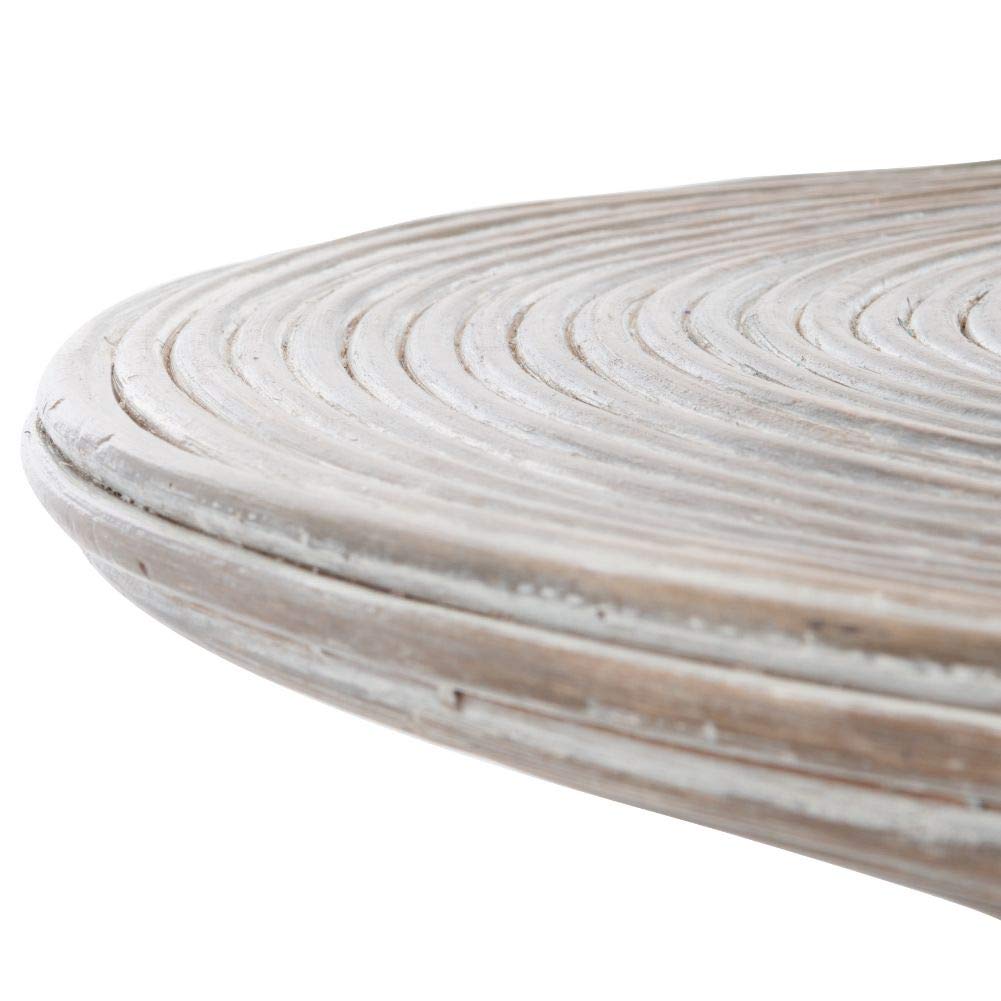 SAFAVIEH Home Cristina Grey White Wash Metal Coffee Table - Modern Industrial Living Room Furniture for Small Spaces & Apartments